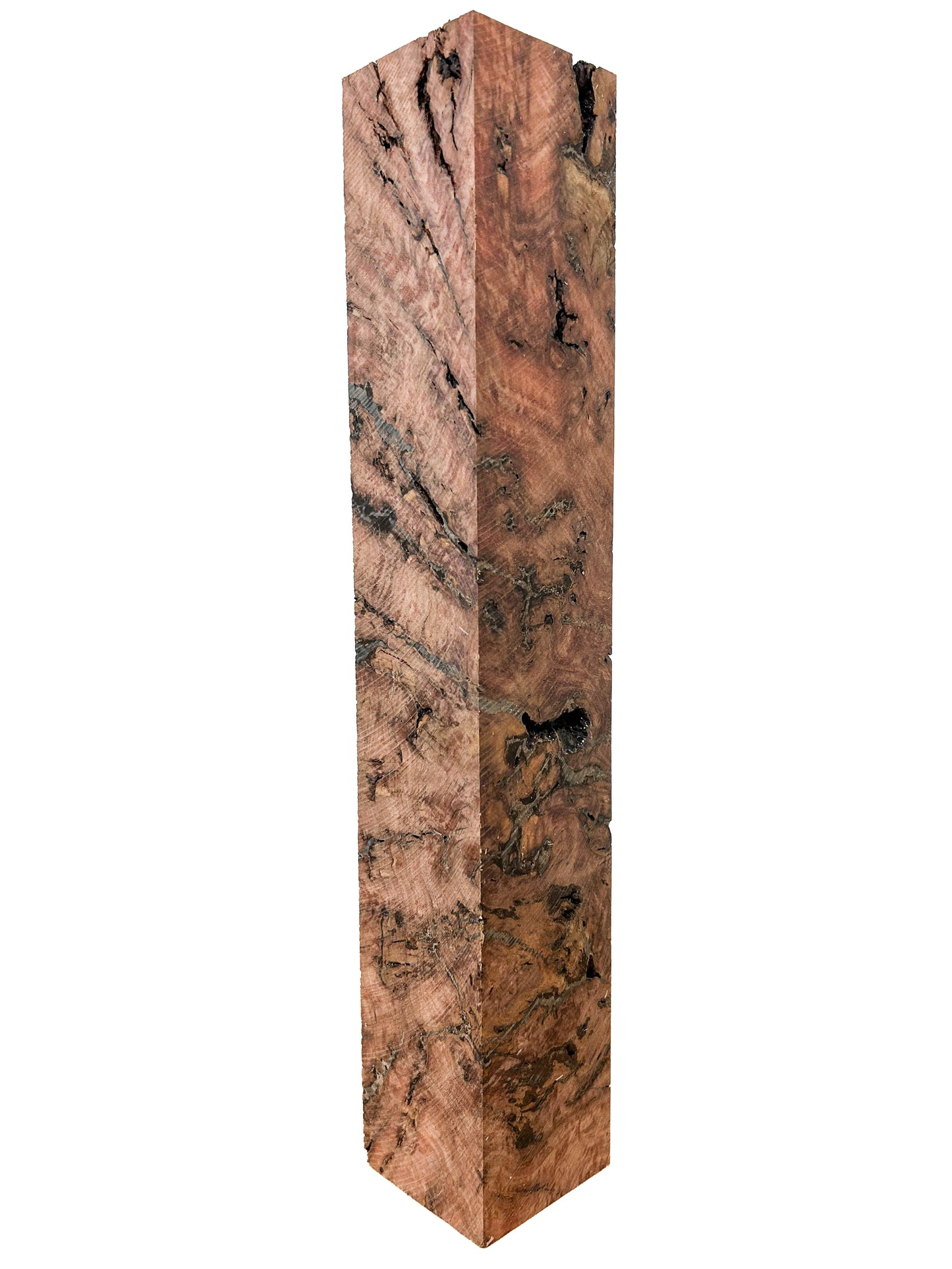 Australian Western Red Box Burl Pool Cue/Spindle/Turning Blank - 14-7/8"x2.5"x2.5" WE1361