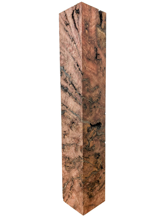 Australian Western Red Box Burl Pool Cue/Spindle/Turning Blank - 14-7/8"x2.5"x2.5" WE1361