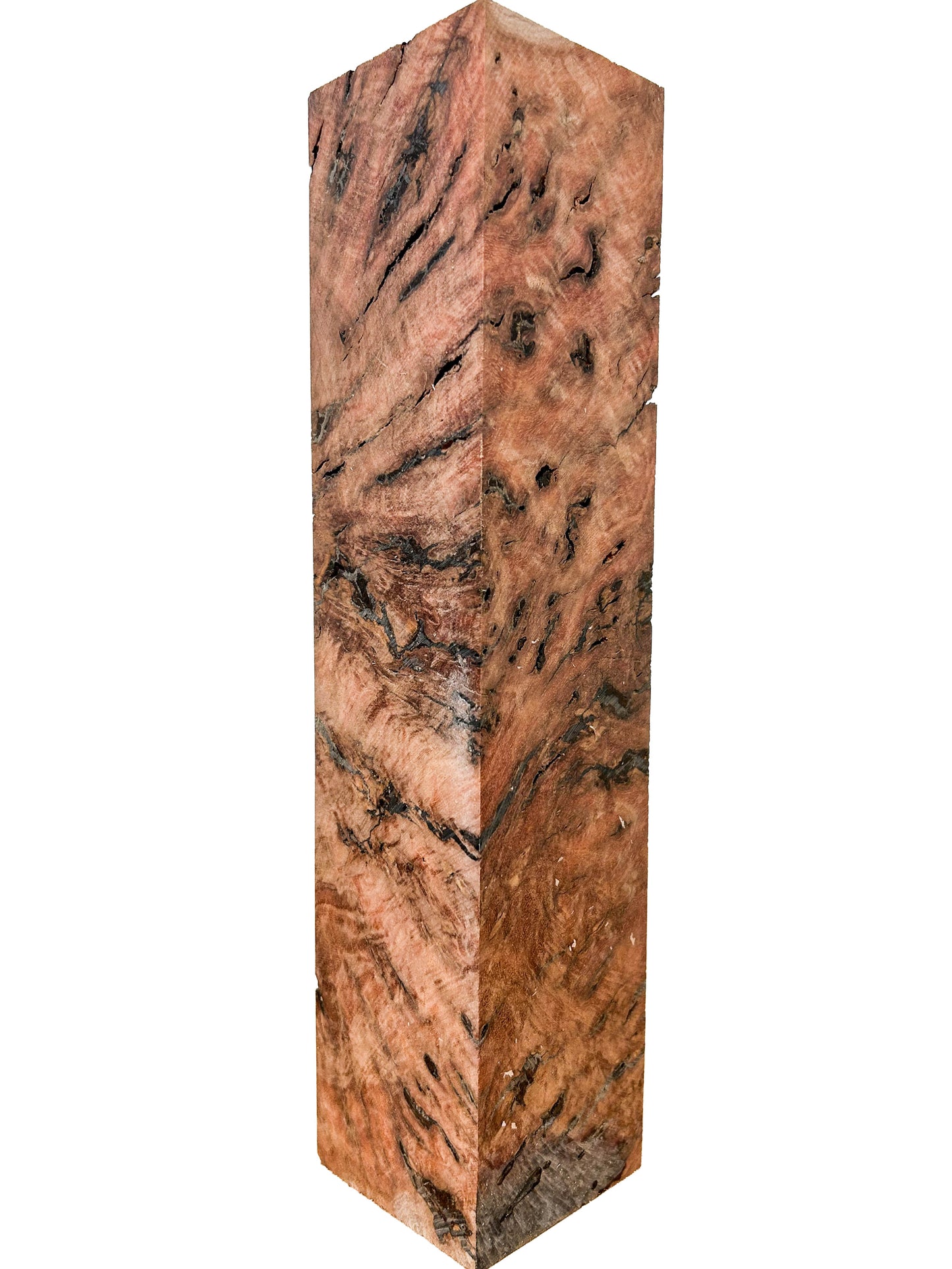 Australian Western Red Box Burl Pool Cue/Spindle/Turning Blank - 11.5"x2-5/8"x2-5/8" WE1362
