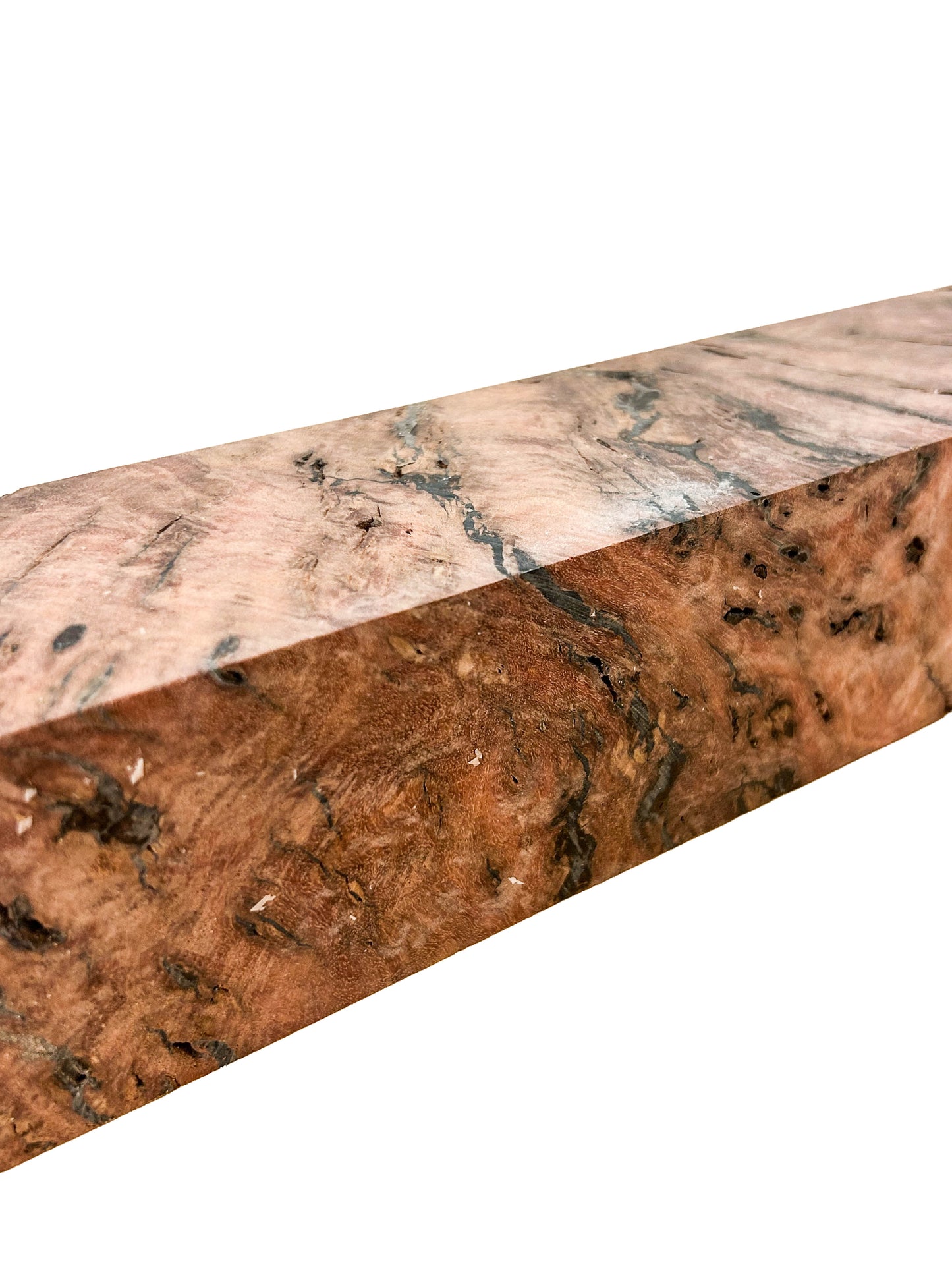 Australian Western Red Box Burl Pool Cue/Spindle/Turning Blank - 11.5"x2-5/8"x2-5/8" WE1362