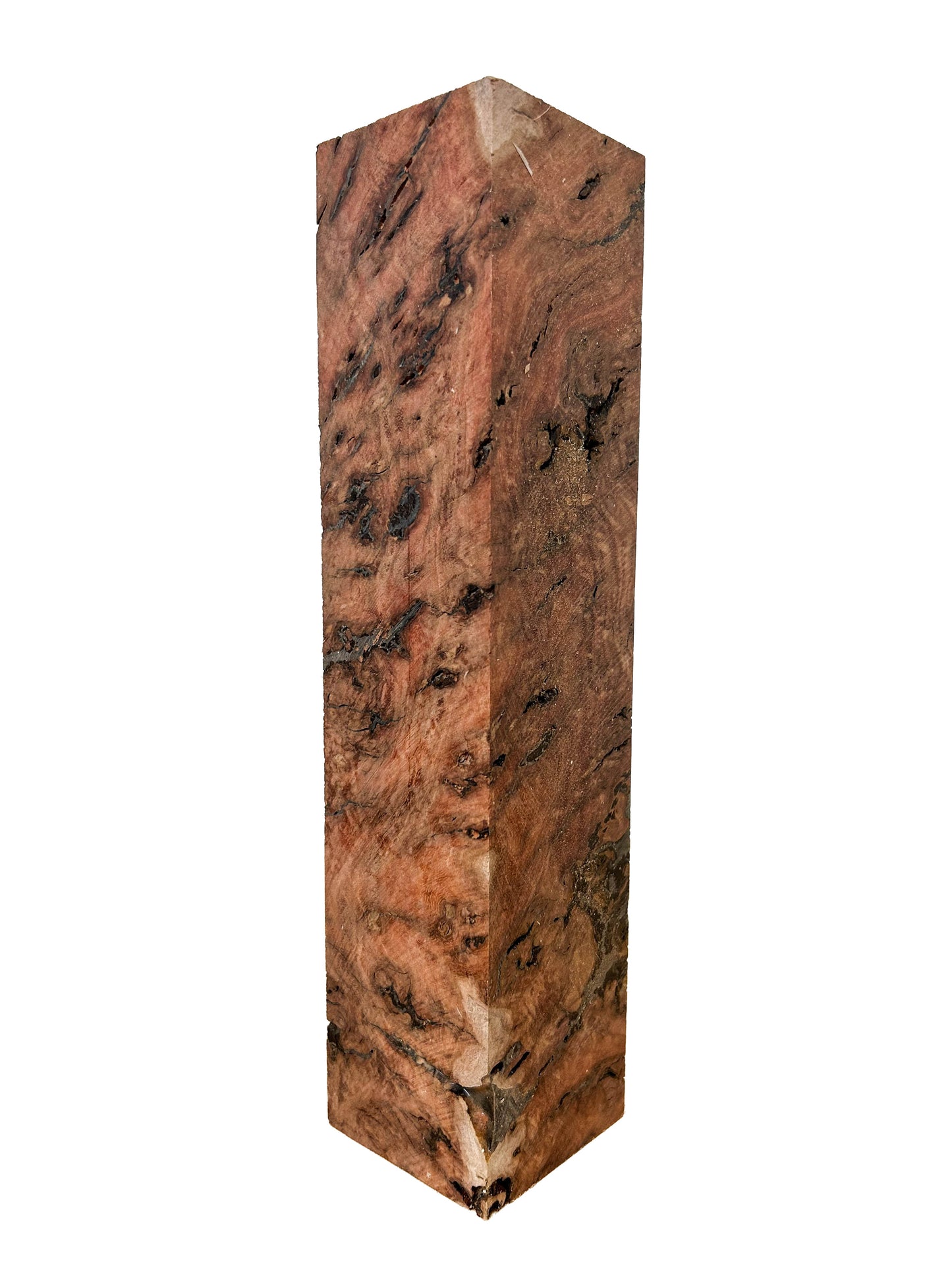 Australian Western Red Box Burl Pool Cue/Spindle/Turning Blank - 11.5"x2-5/8"x2-5/8" WE1362