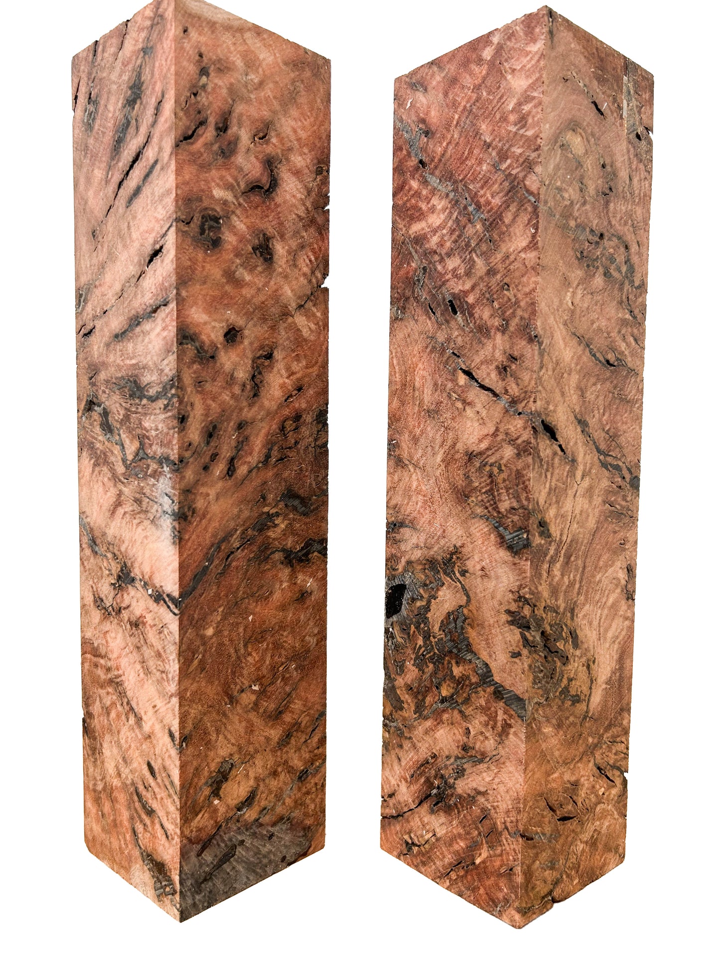 Australian Western Red Box Burl Pool Cue/Spindle/Turning Blank - 11.5"x2-5/8"x2-5/8" WE1362