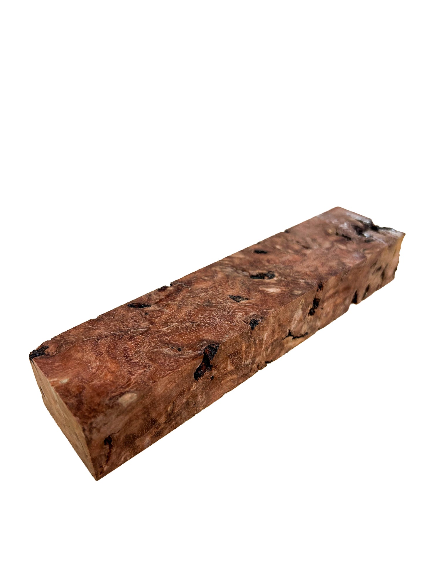 Australian Western Red Box Burl Knife Scales/Pistol Grips - 5.5" x 1.5" x 1" WE1368