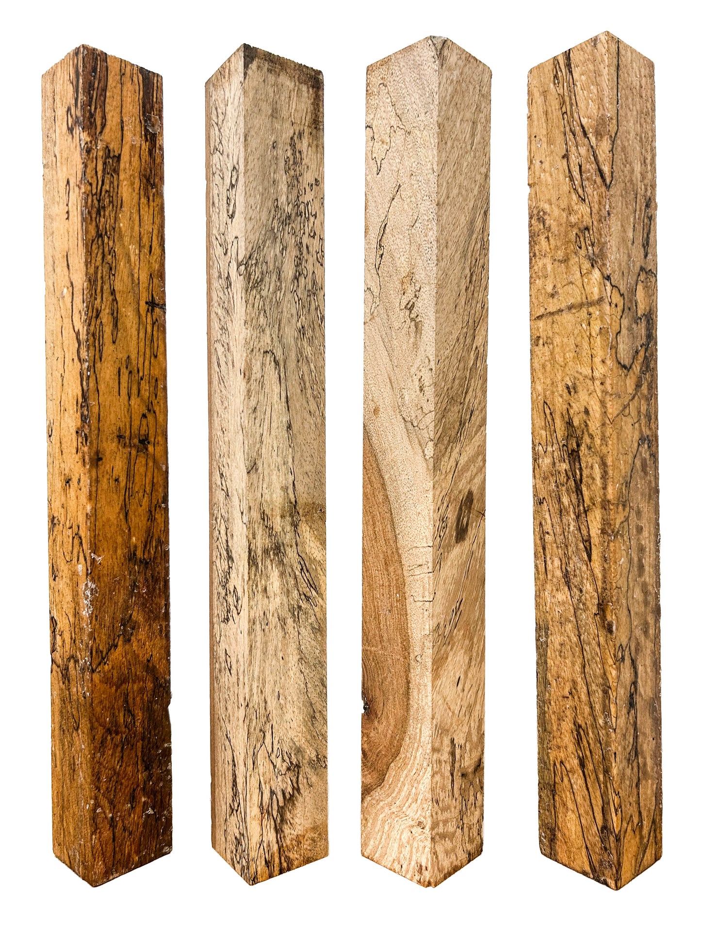 Spalted Figured Jatoba Turning Square/Spindle - 18" x 2" x 2" WE1406