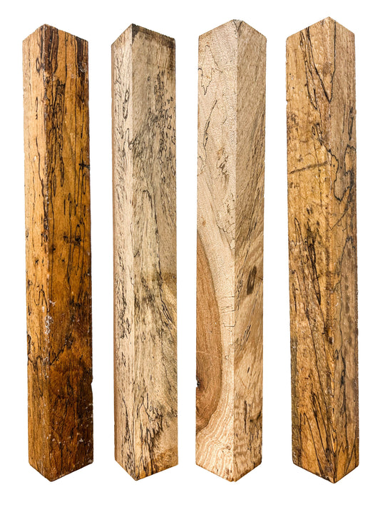 Spalted Figured Jatoba Turning Square/Spindle - 18" x 2" x 2" WE1406