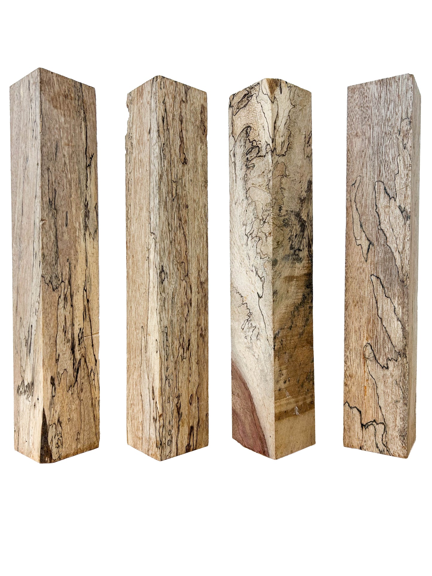 Spalted Figured Jatoba Turning Square/Spindle - 12" x 2" x 2" WE1407