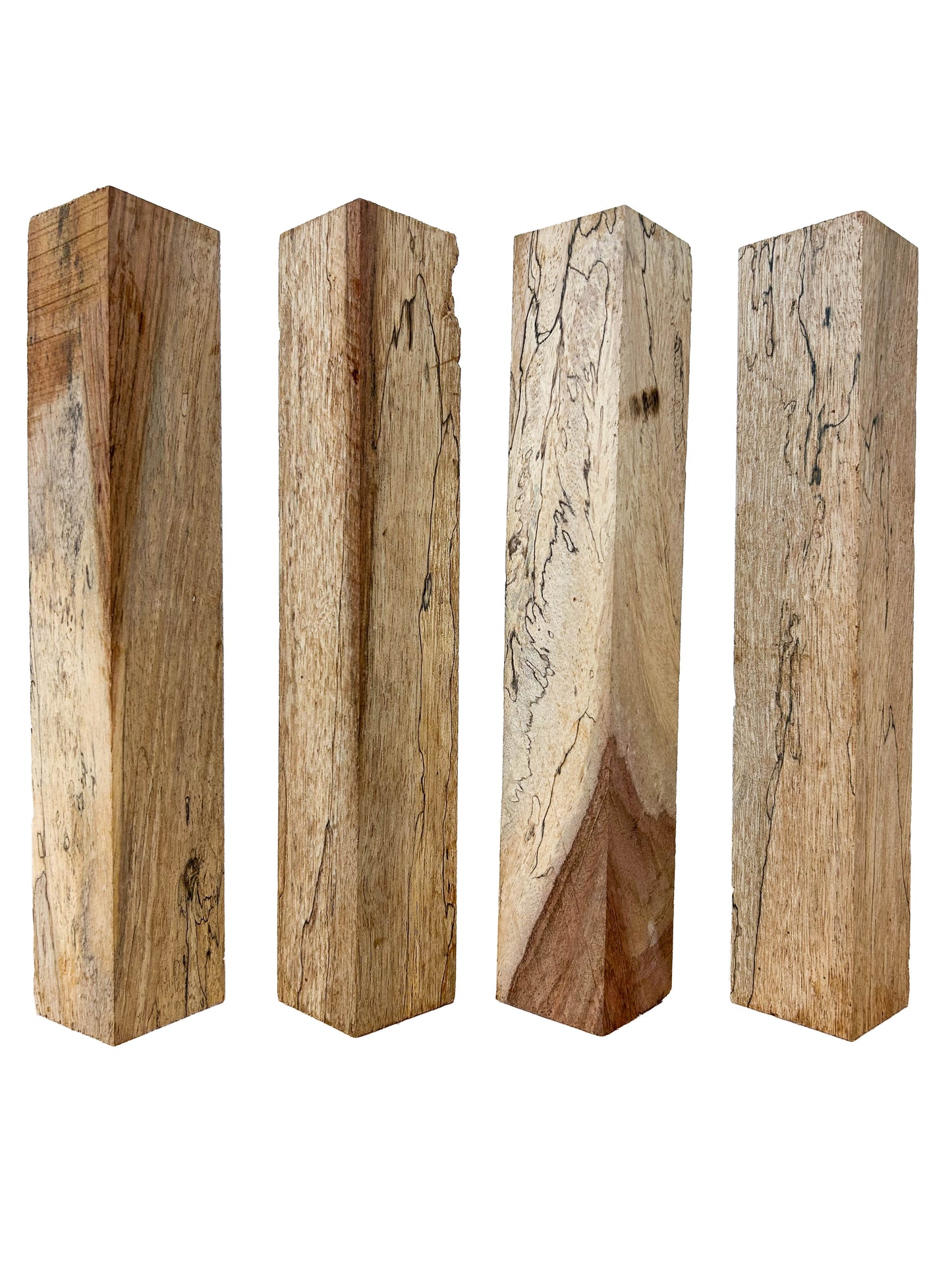 Spalted Figured Jatoba Turning Square/Spindle - 12" x 2" x 2" WE1407