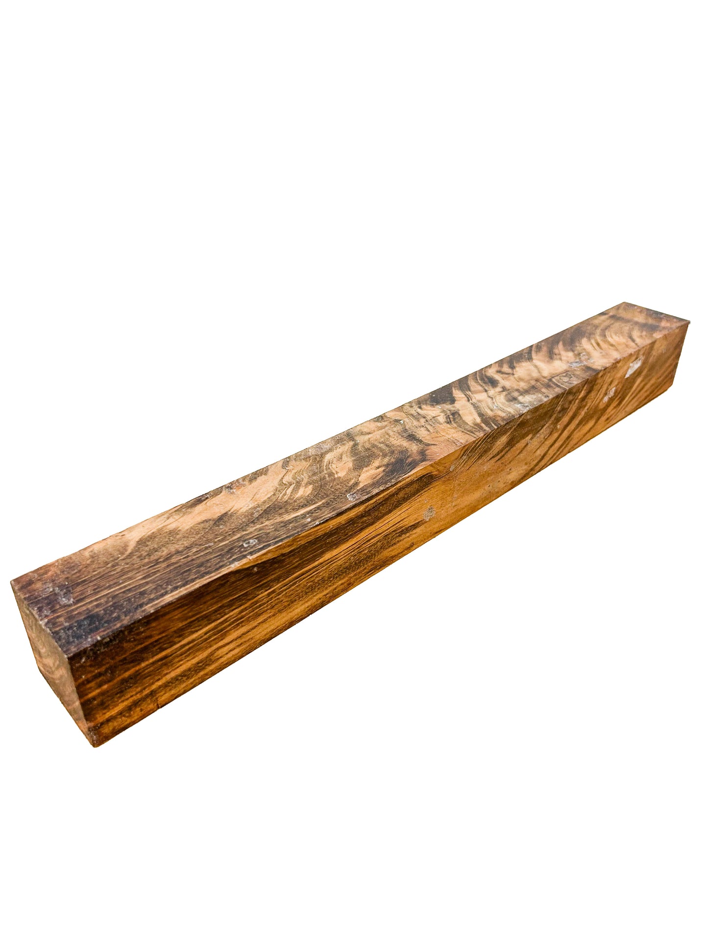 Goncalo Alves/Tigerwood CROTCH Figure Turning Squares - 18" x 2" x 2"  WE1430