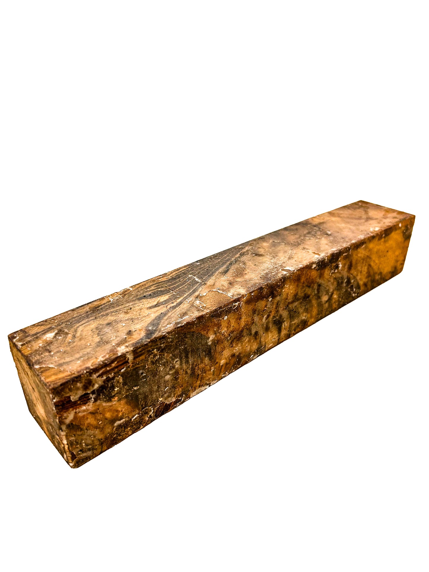 Goncalo Alves/Tigerwood CROTCH Figure Turning Squares - 12" x 2" x 2"  WE1431