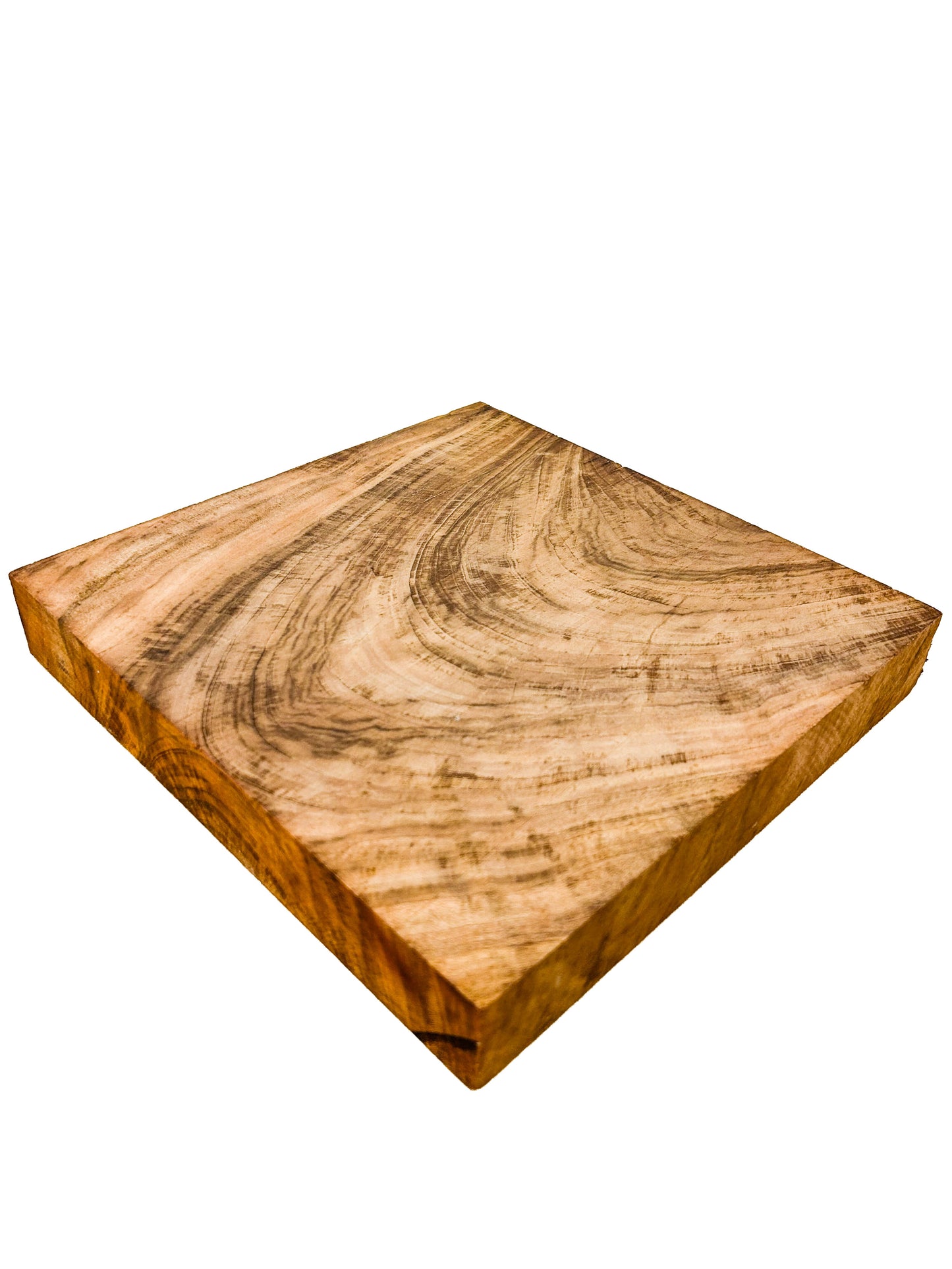 Goncalo Alves/Tigerwood CROTCH Figure Bowl Blank - 10" x 10" x 1.5"  WE1438