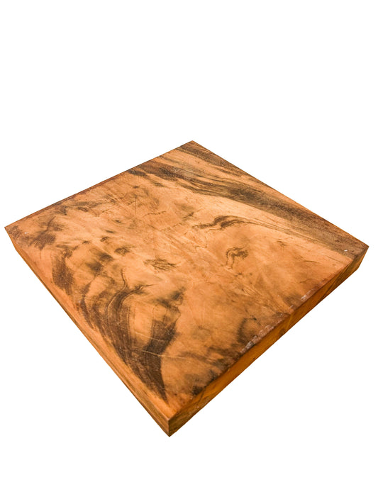 Goncalo Alves/Tigerwood CROTCH Figure Bowl Blank - 12" x 12" x 2"  WE1441