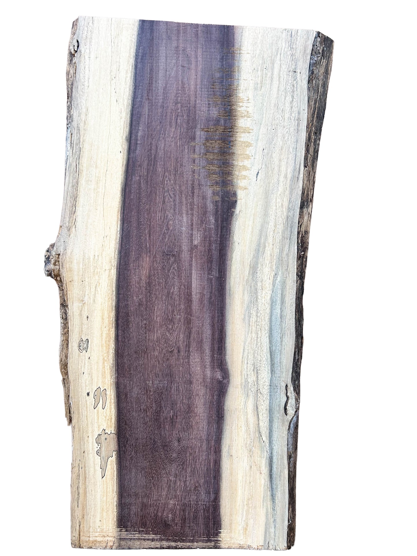 Katalox 6/4 Live Edge Slab -  40"x 18-20" x 1.5" - WE1461