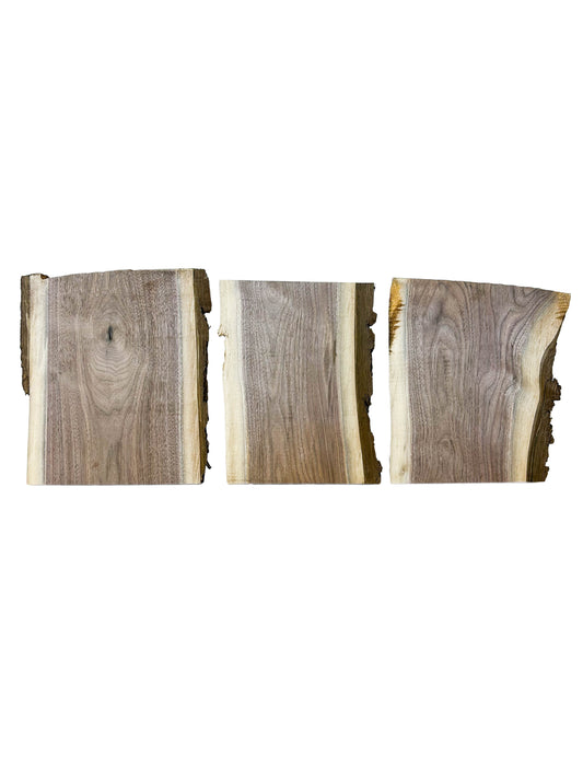 Walnut, American Live Edged lumber - 12" x 9-11" x 1" WE1462