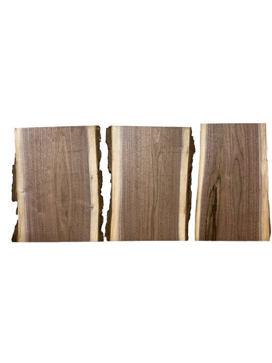 Walnut, American Live Edged lumber - 18" x 9-13" x 1" WE1463