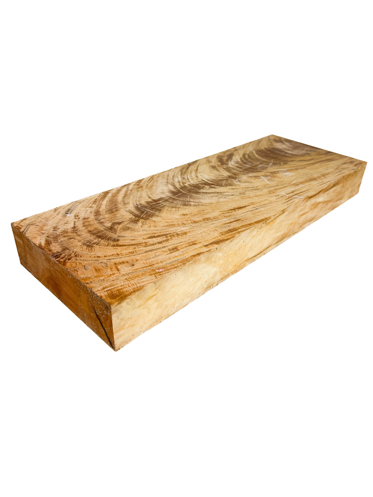 Garapa, Brazilian CROTCH high figured - 18.5" x 6.75" x 2"  WE1469