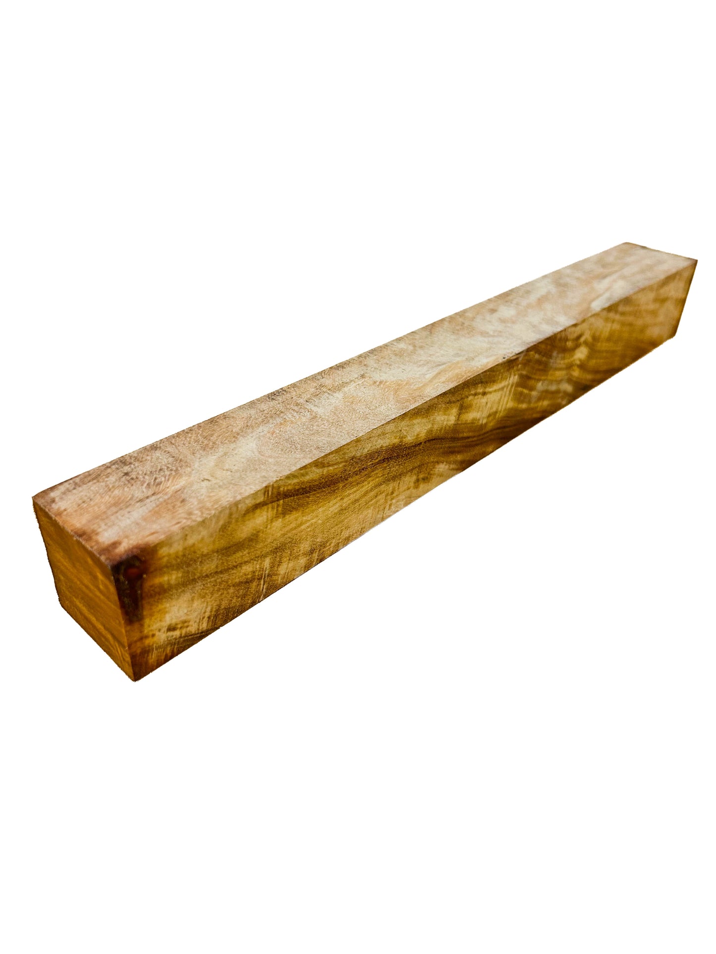 Garapa, Brazilian CROTCH Turning Blanks - 12"x 1.5"x 1.5"  WE1478