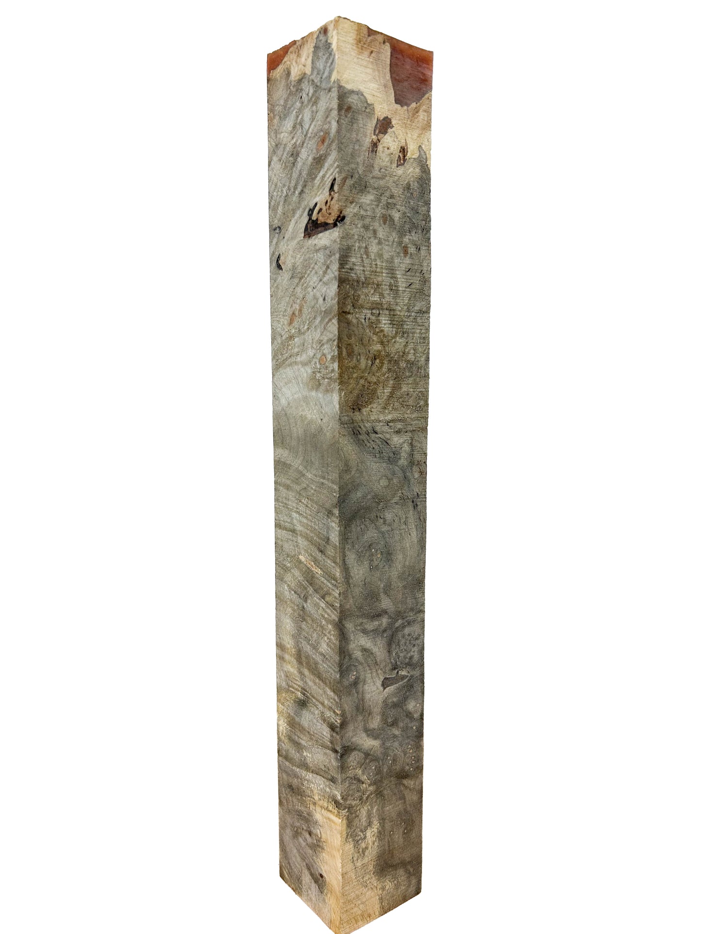 Buckeye Burl, American Epoxied Turning Square - 17" x 2.5" x 2.5" WE1485
