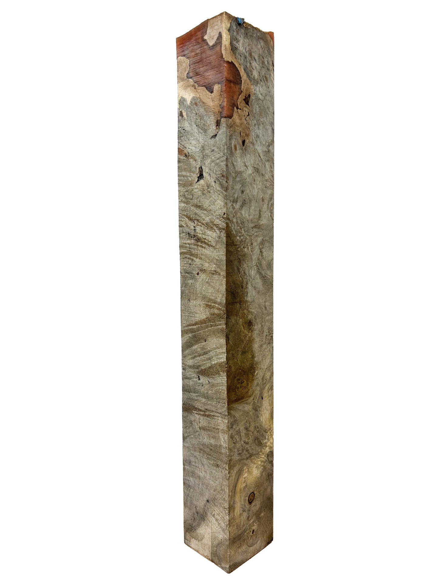 Buckeye Burl, American Epoxied Turning Square - 17" x 2.5" x 2.5" WE1485