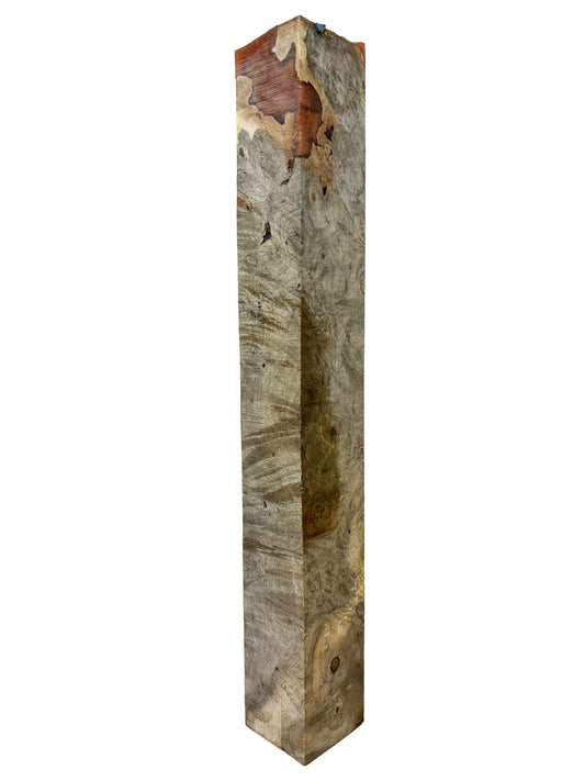 Buckeye Burl, American Epoxied Turning Square - 17" x 2.5" x 2.5" WE1485