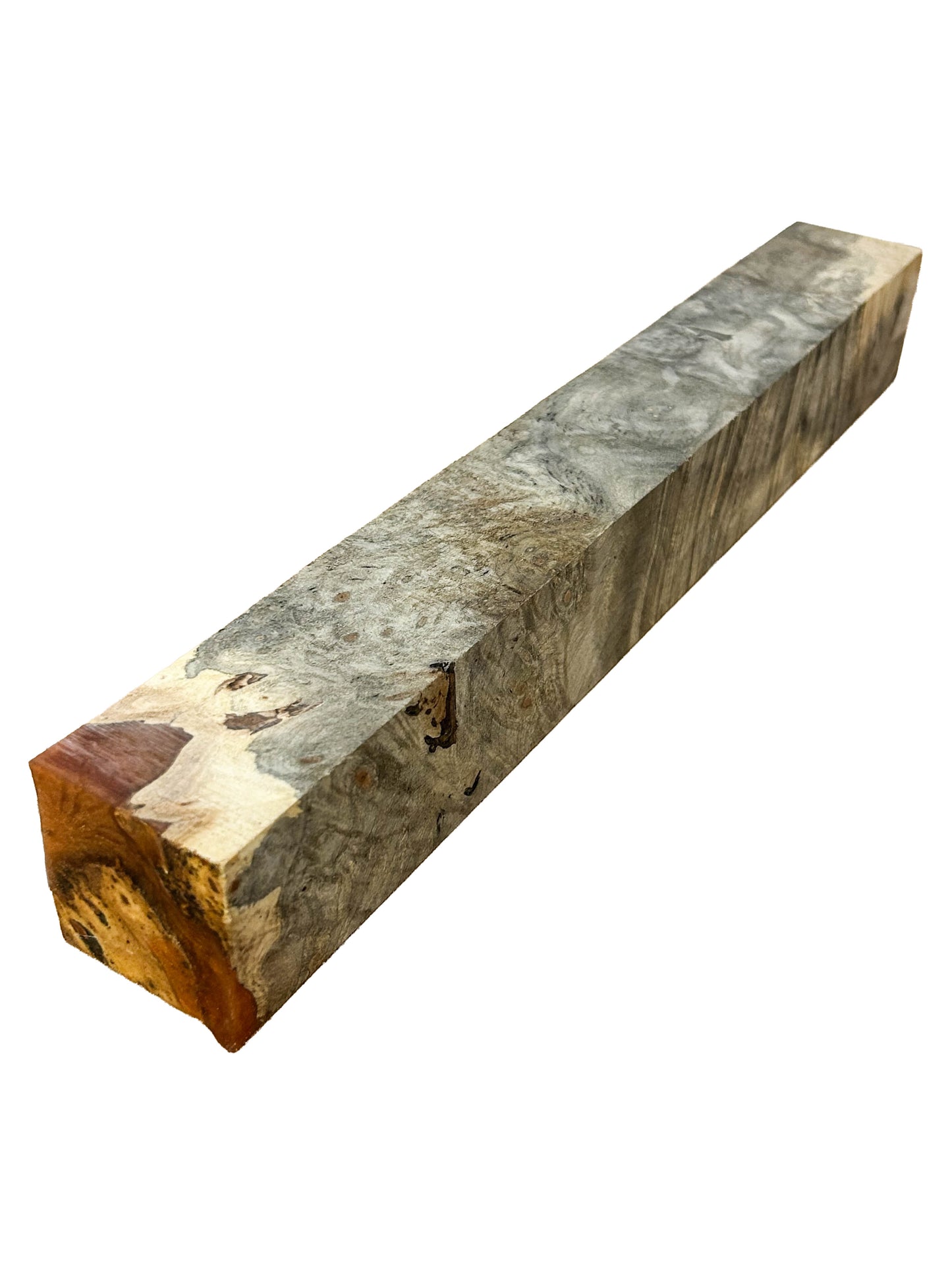 Buckeye Burl, American Epoxied Turning Square - 17" x 2.5" x 2.5" WE1485
