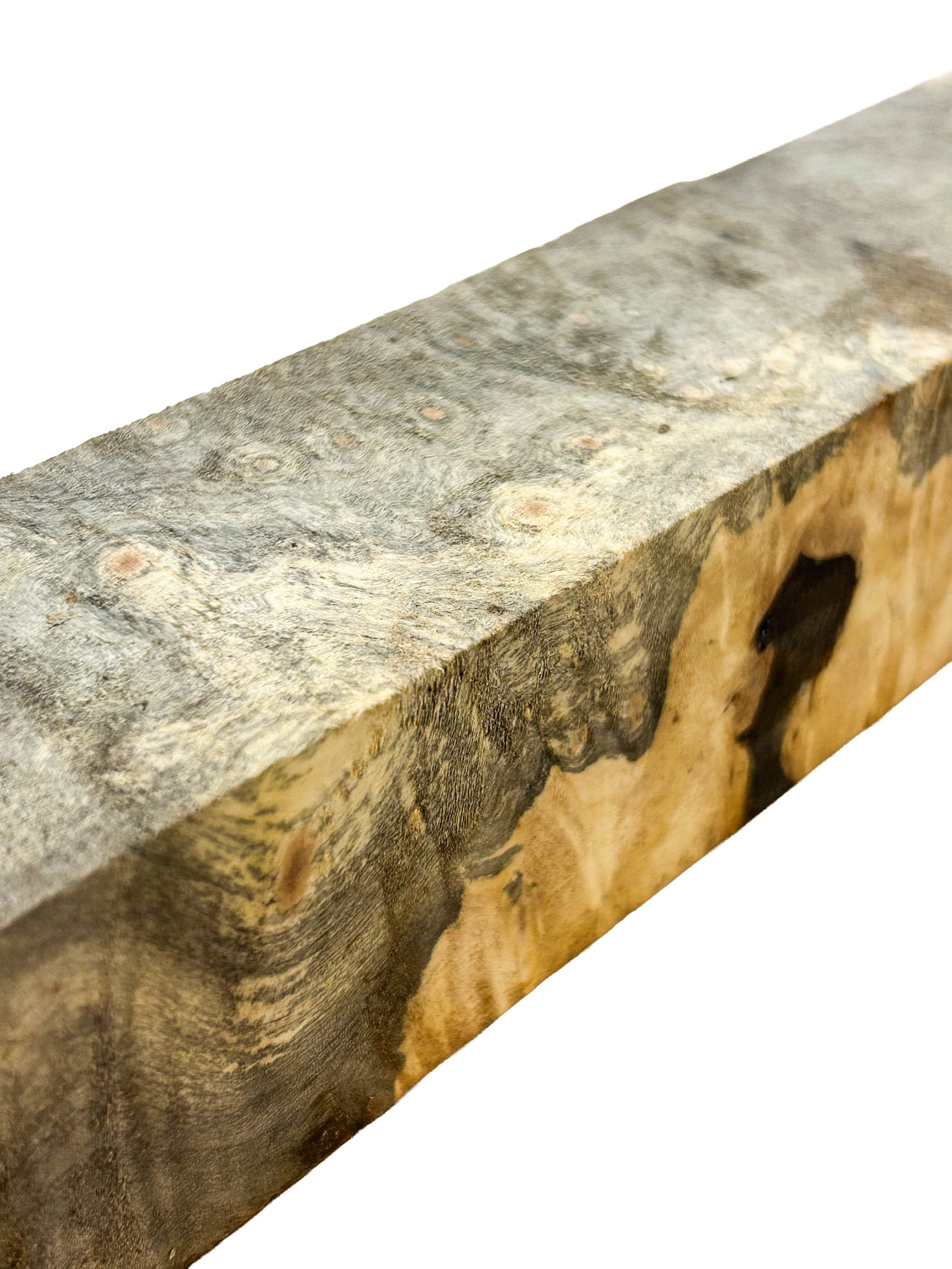 Buckeye Burl, American Epoxied Turning Square - 14.25" x 1-7/8" x 1-7/8" WE1486