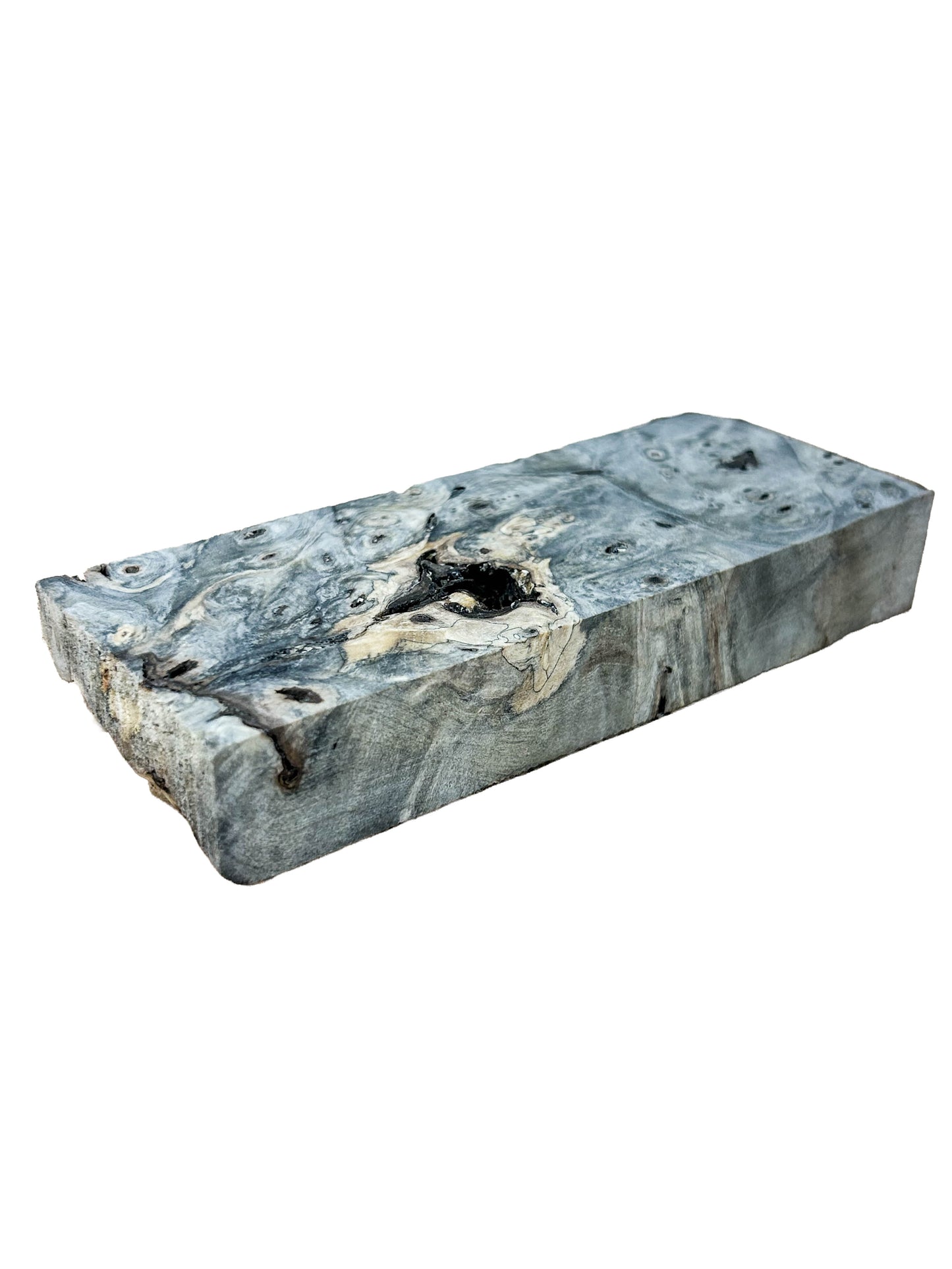 Buckeye Burl, American Stabilized - 6" x 2.25" x 15/16" WE1489