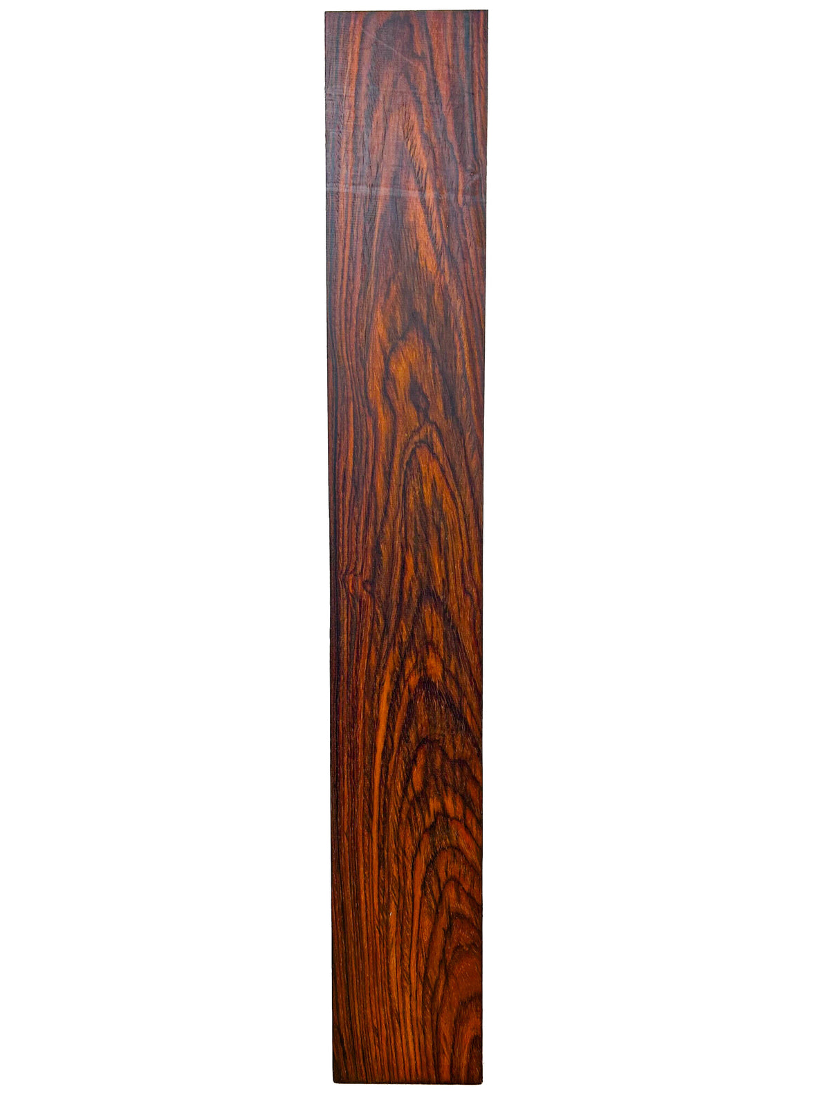 Cocobolo FIGURED Lumber - 24.25" x 3.5" x 1" WE1498