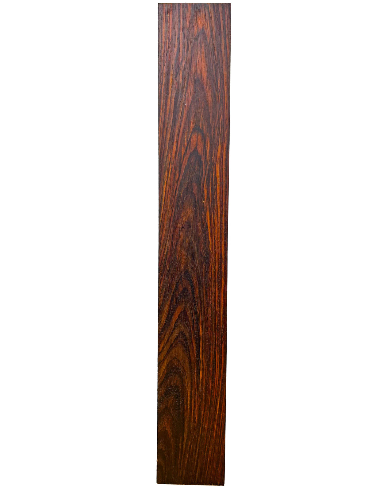 Cocobolo FIGURED Lumber - 24.25" x 3.5" x 1" WE1498