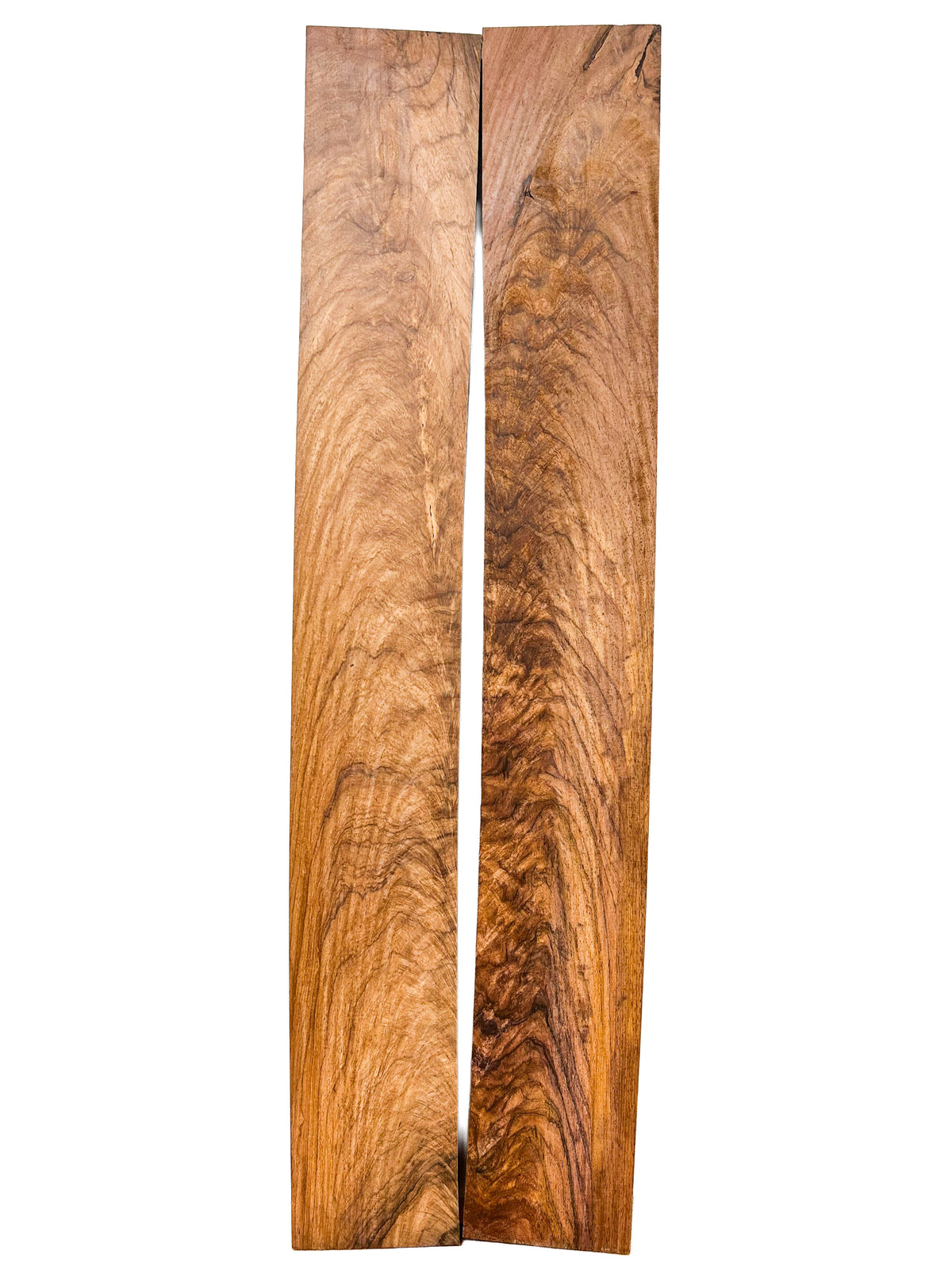 Rosewood, Nicaragua Figured Book-matched Lumber - 36" x 5" x 1.25" - WE1513
