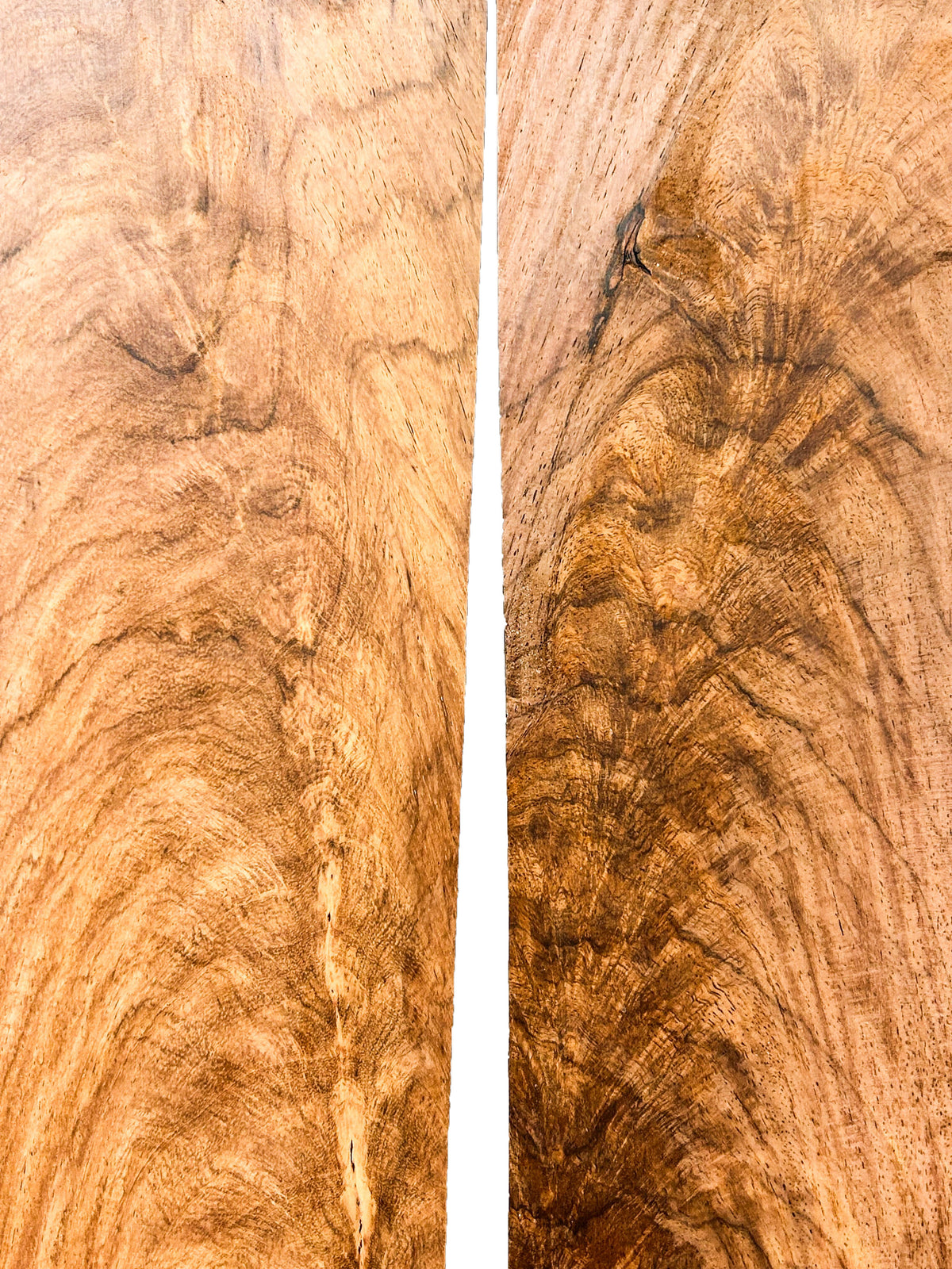 Rosewood, Nicaragua Figured Book-matched Lumber - 36" x 5" x 1.25" - WE1513