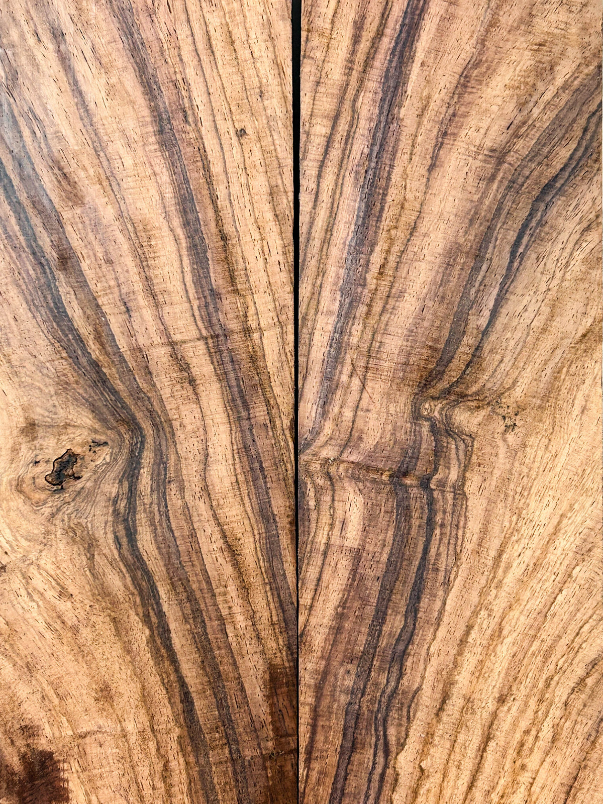 Rosewood, Nicaragua Figured Book-matched Lumber - 36.25" x 4.25" x 1.25" - WE1514