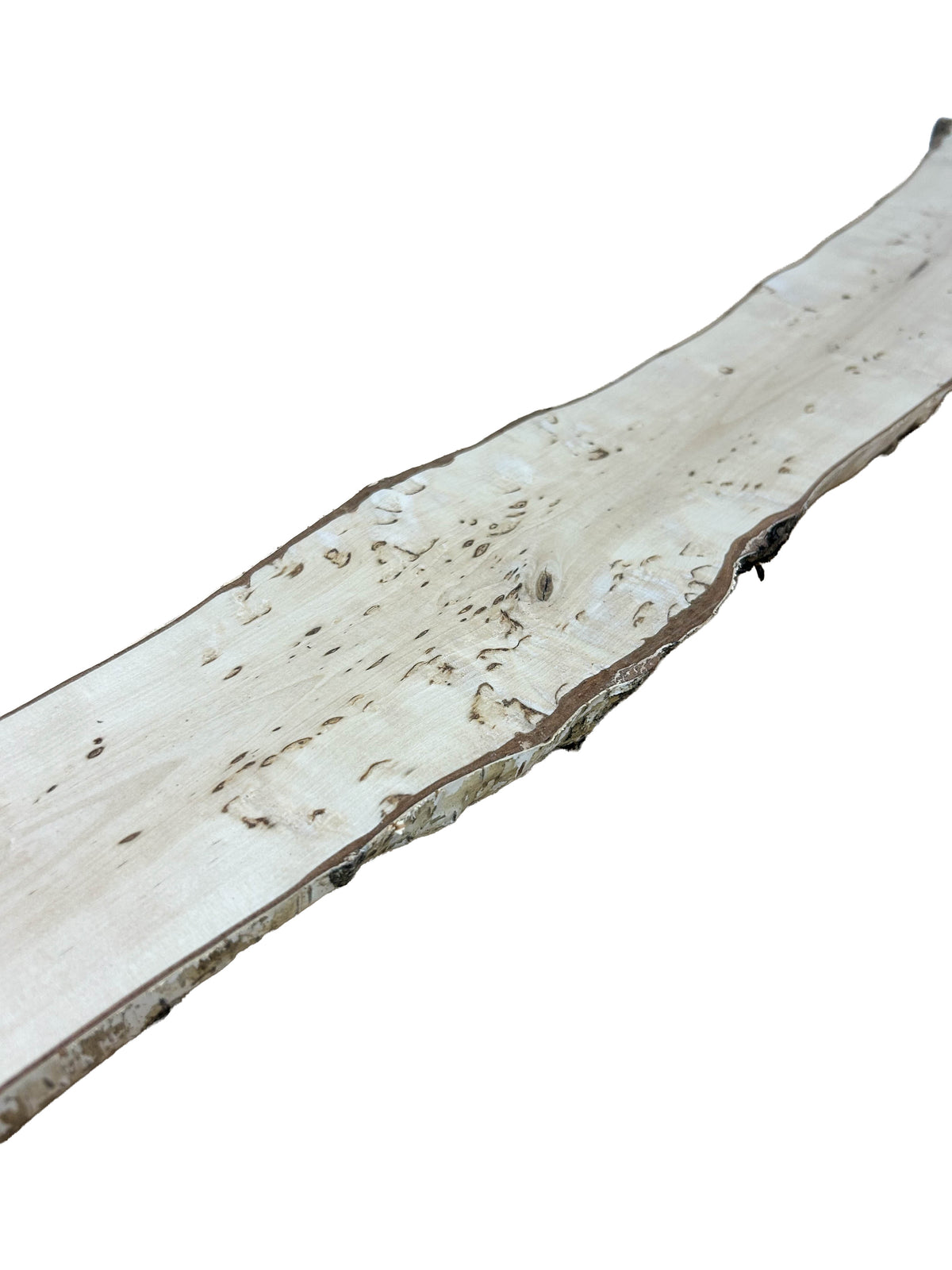 Birch, Masur/Karelian Live Edge - 38" x 4" x 1-1/8" WE1524