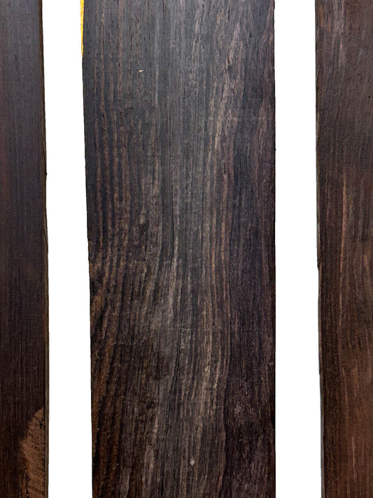 Blackwood, African/Dalbergia melanoxylon S4S Fingerboard - 21"x 3" x 3/8" *AAA GRADE*WE1539