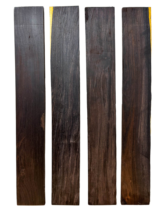 Blackwood, African/Dalbergia melanoxylon S4S Fingerboard - 21"x 3" x 3/8" *AAA GRADE*WE1539