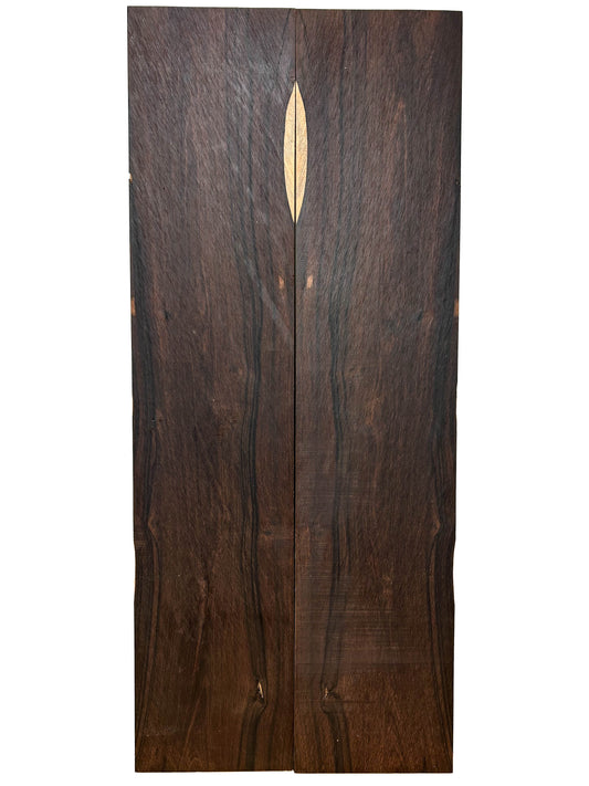 Blackwood, African (Dalbergia melanoxylon) Guitar BackSet - See sizes in description WE1544