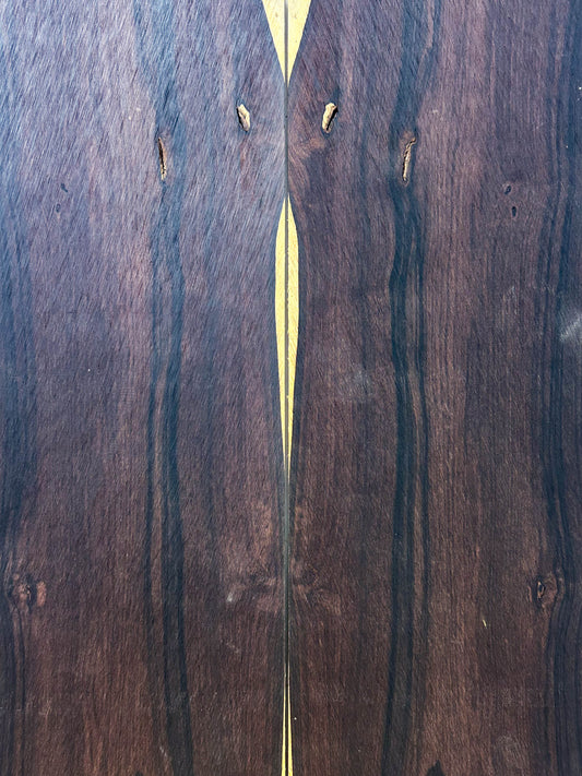 Blackwood, African (Dalbergia melanoxylon) Guitar Back Set - See sizes in description WE1547