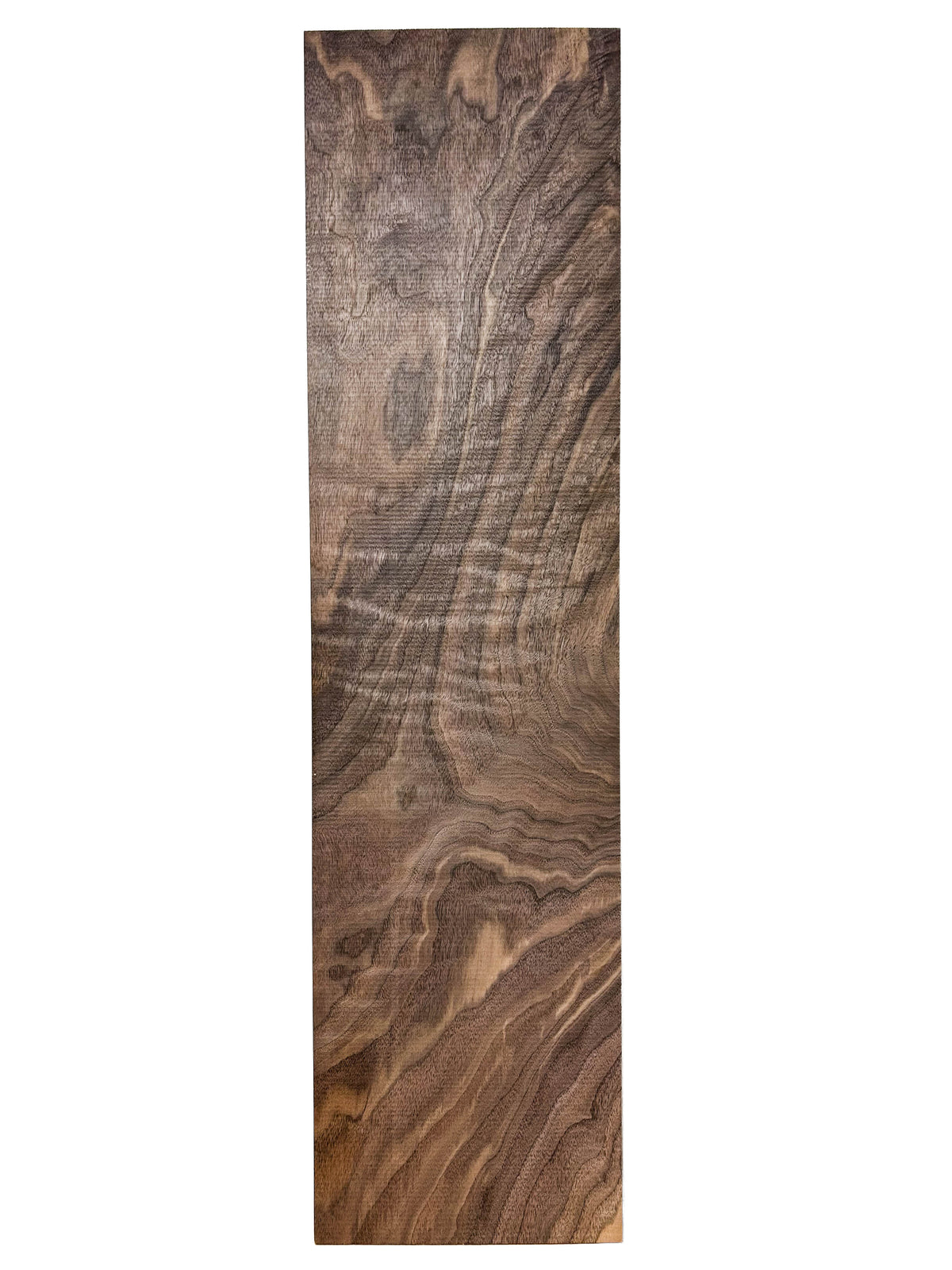 Walnut, American CURLY lumber - 36"x 9.25"x 3/4" WE1554