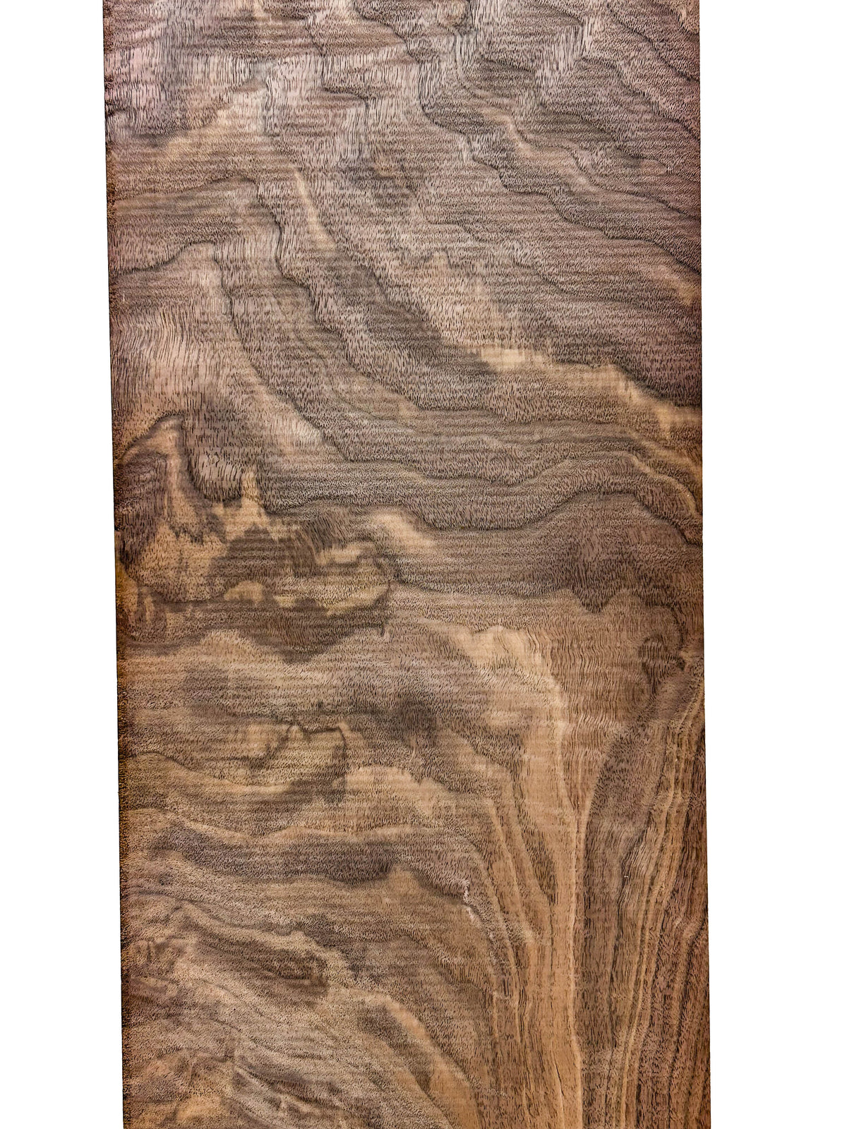Walnut, American CURLY lumber - 47.5"x 9.25"x 3/4" WE1557