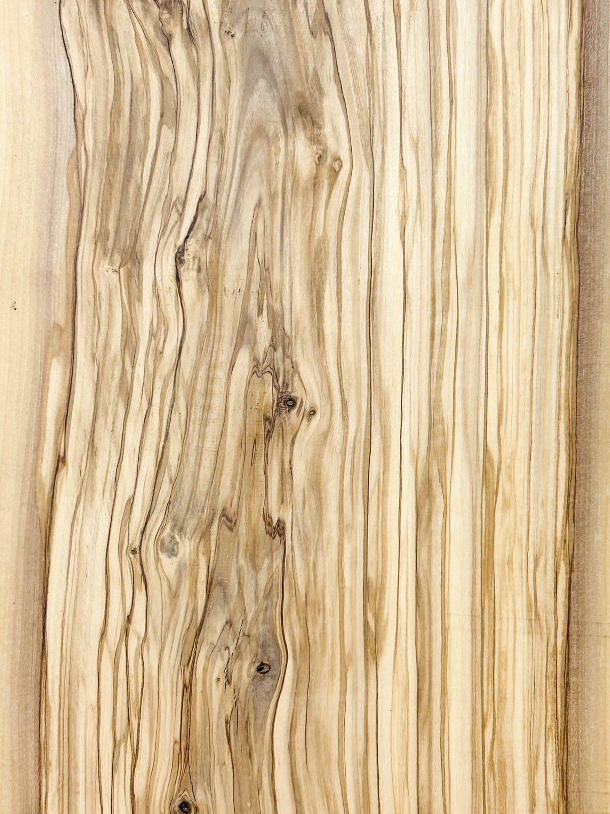 OLIVEWOOD: Italian Live Edge Figured, Slab 36"x 10-12"x 3/4" - WE1590