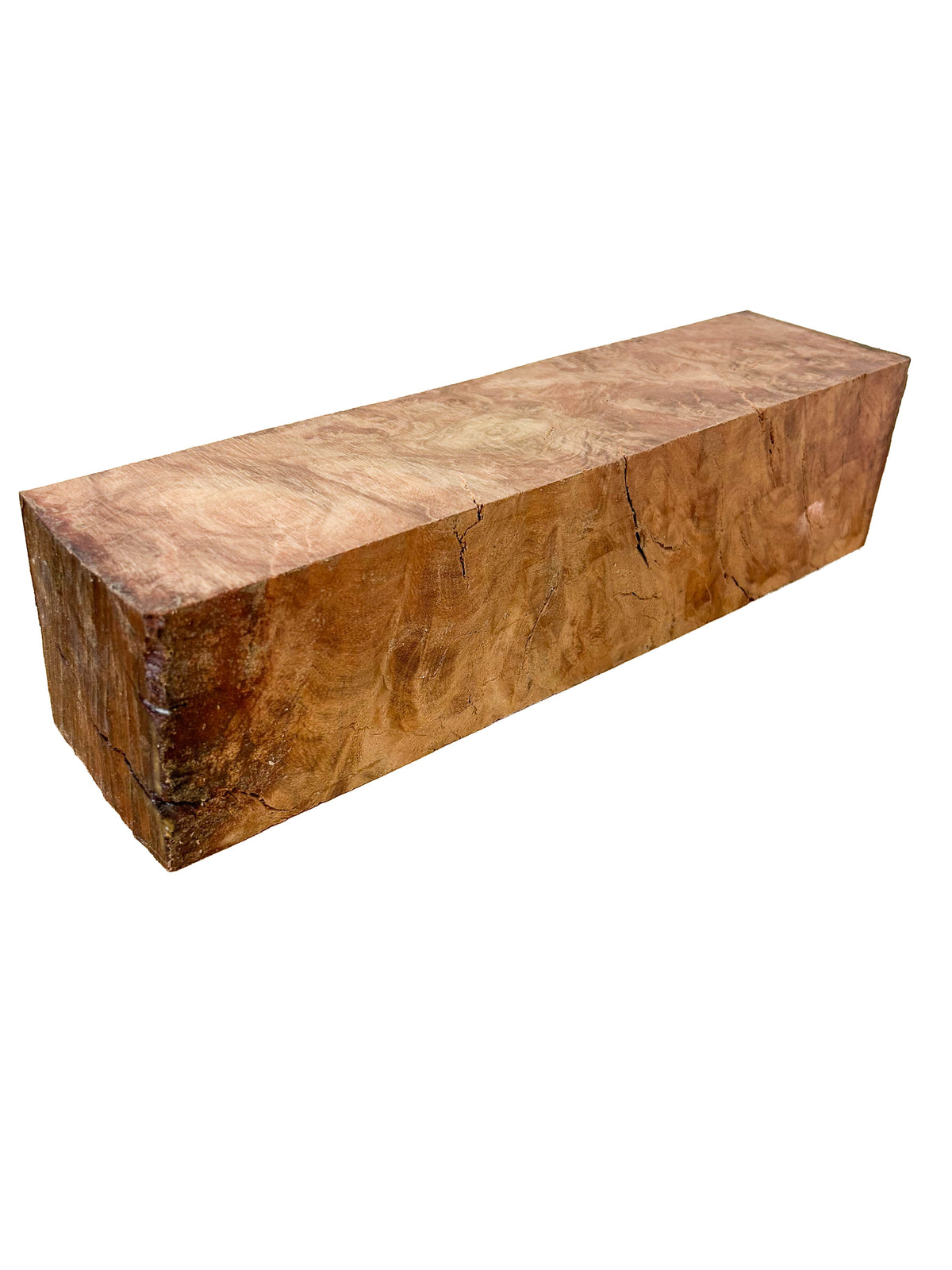 Australian Western Red Box Burl Turning Blank - 12"x 3-1/8"x 3-1/8" WE1597
