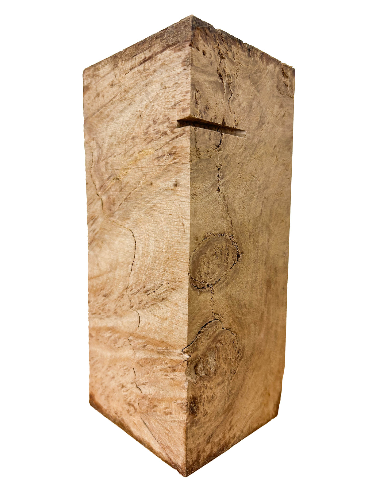 Australian Bimble Box Burl Turning Blank - 7.5"x 3"x 3" WE1598