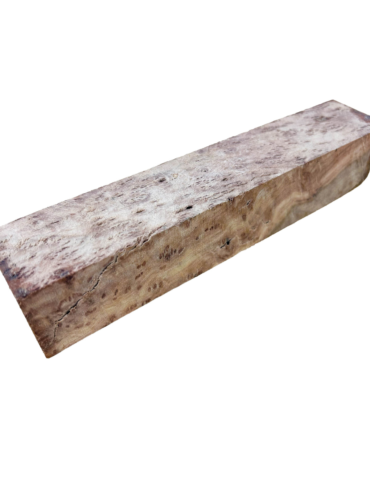 Australian Bimble Box Burl Turning Blank - 8"x 1.5"x 1.5" WE1602