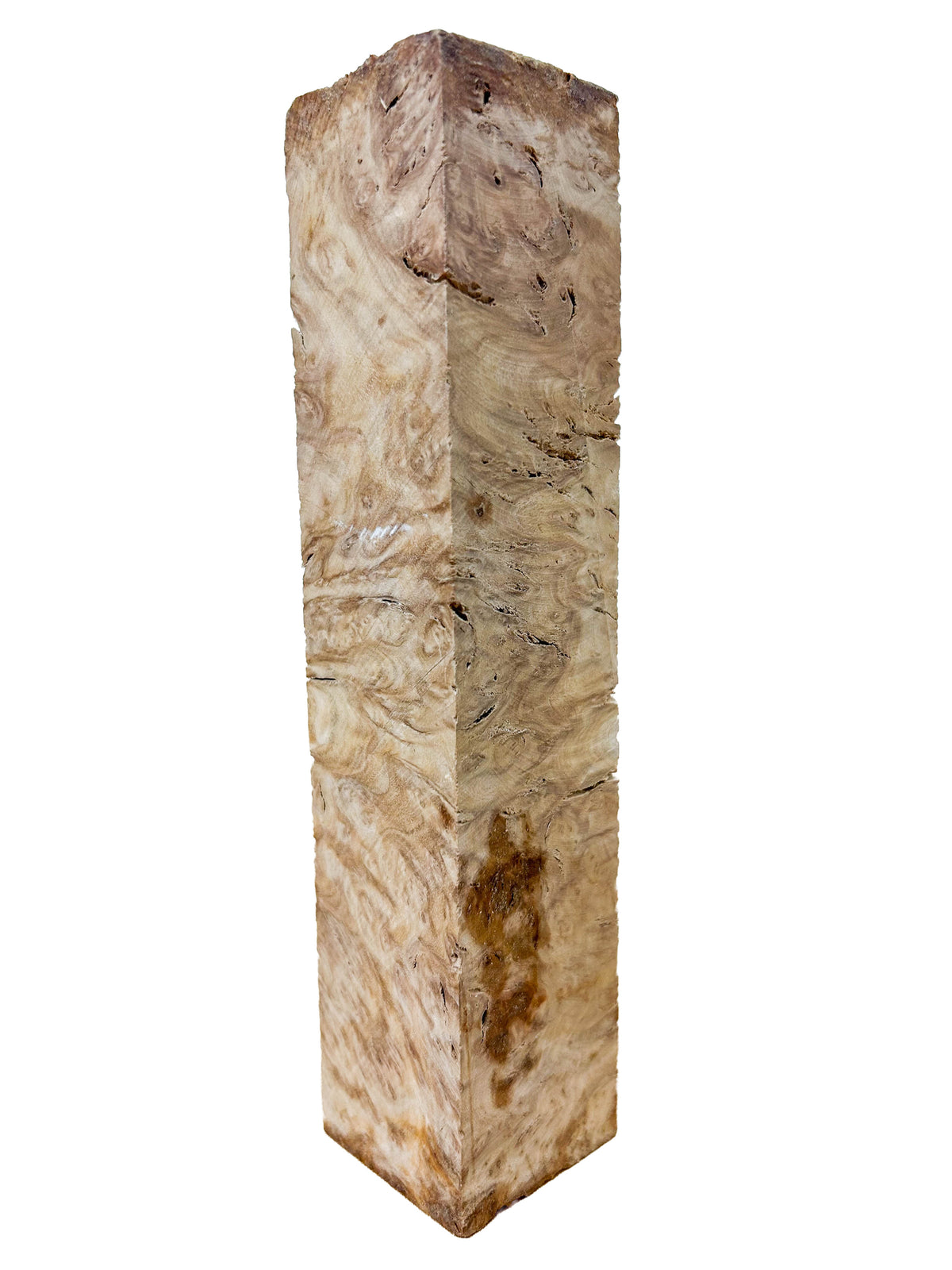 Australian Bimble Box Burl Turning Blank - 7"x 1.5"x 1.5" WE1603
