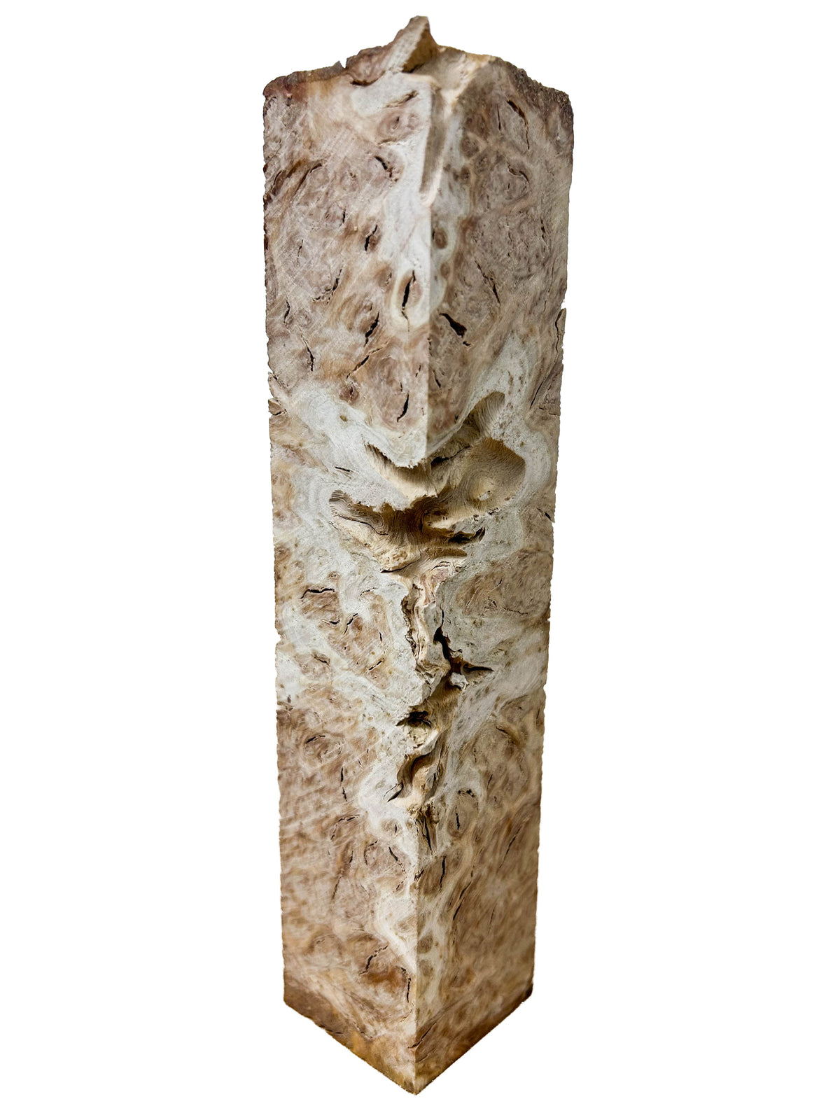 Australian Bimble Box Burl Turning Blank - 7"x 1.5"x 1.5" WE1603