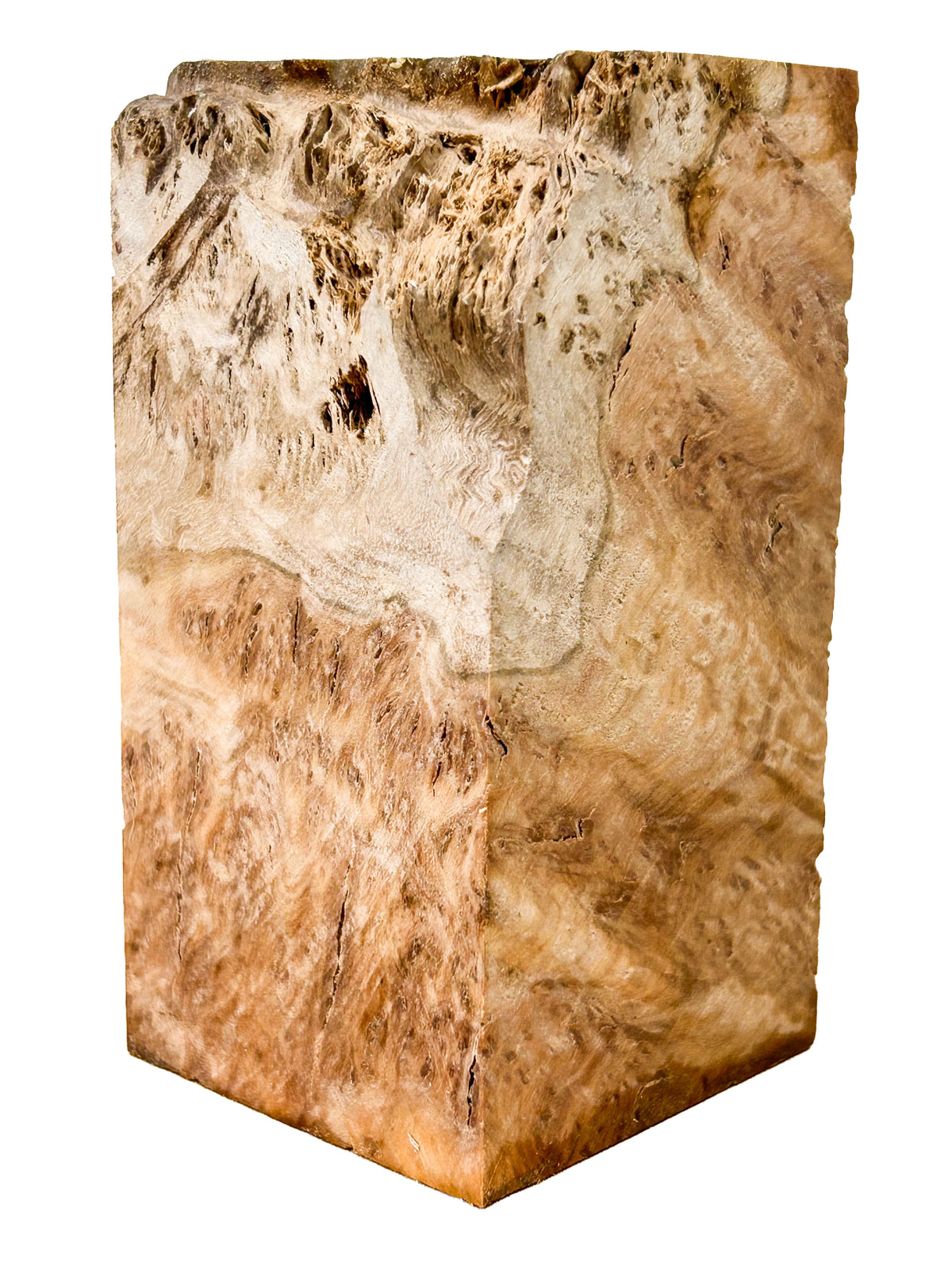 Australian Red Mallee Burl Turning Blank - 3-7/8"x 2"x 2" WE1606