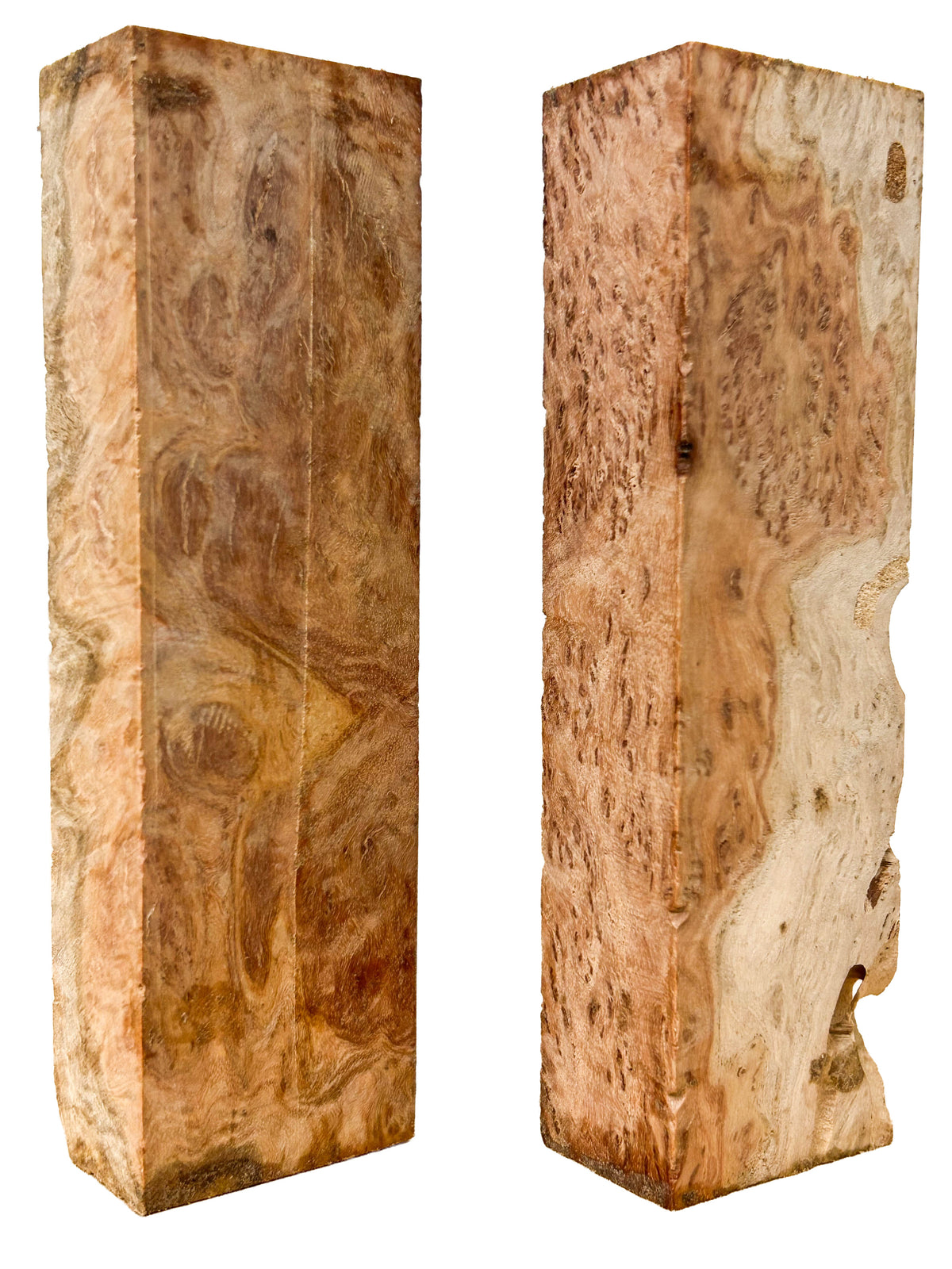 Australian Bimble Box Burl Knife Scales - 5"x 1.5"x 1" WE1608