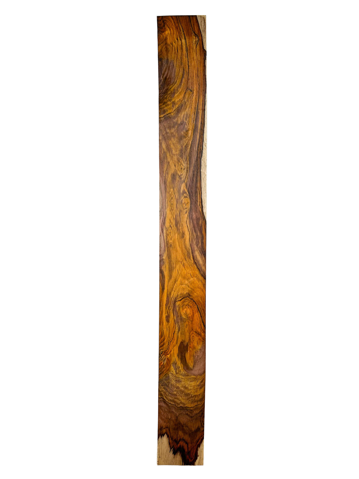 Cocobolo FIGURED Lumber - 36" x 3-7/8" x 1" WE1616
