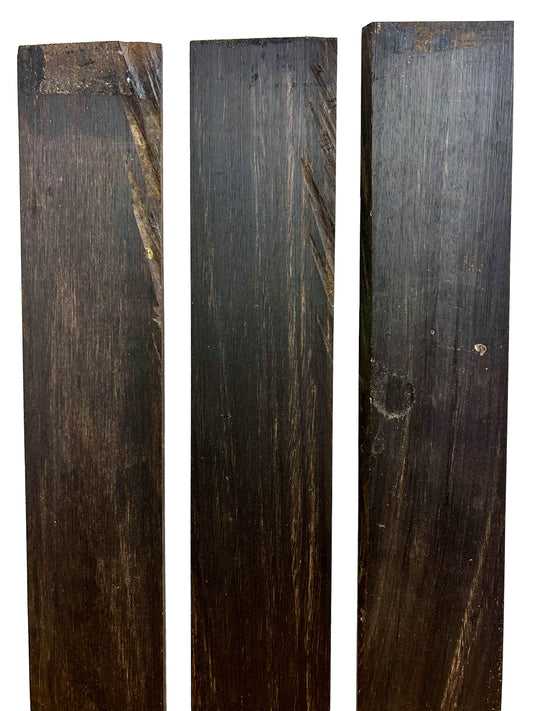 Ebony, Gabon QS Fingerboards - 3/8" x 3" x 20" [AA GRADE][E249]