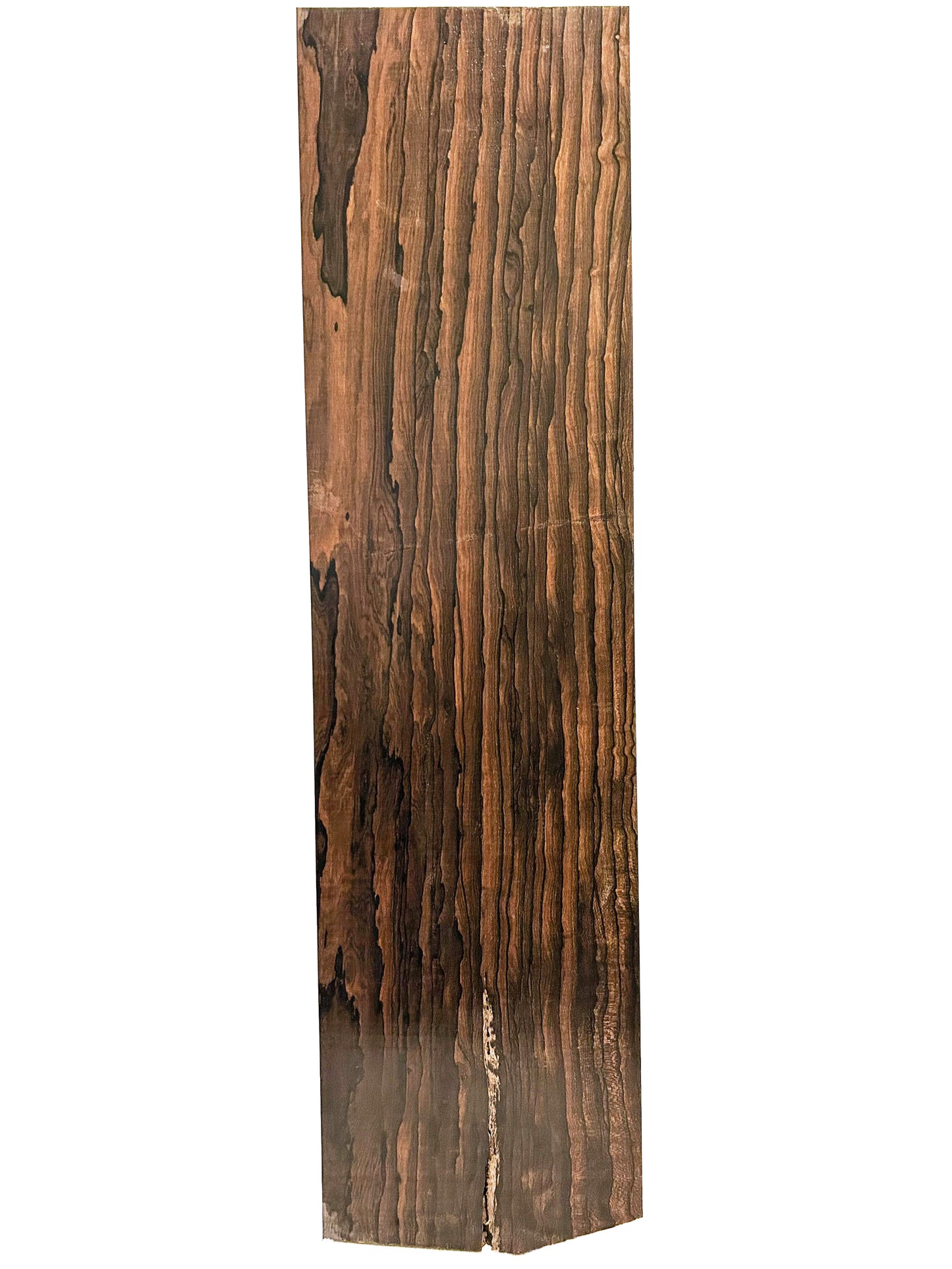 Ziricote Highly Figured Lumber board - 38" x 10" x 1-1/8" [WE288]