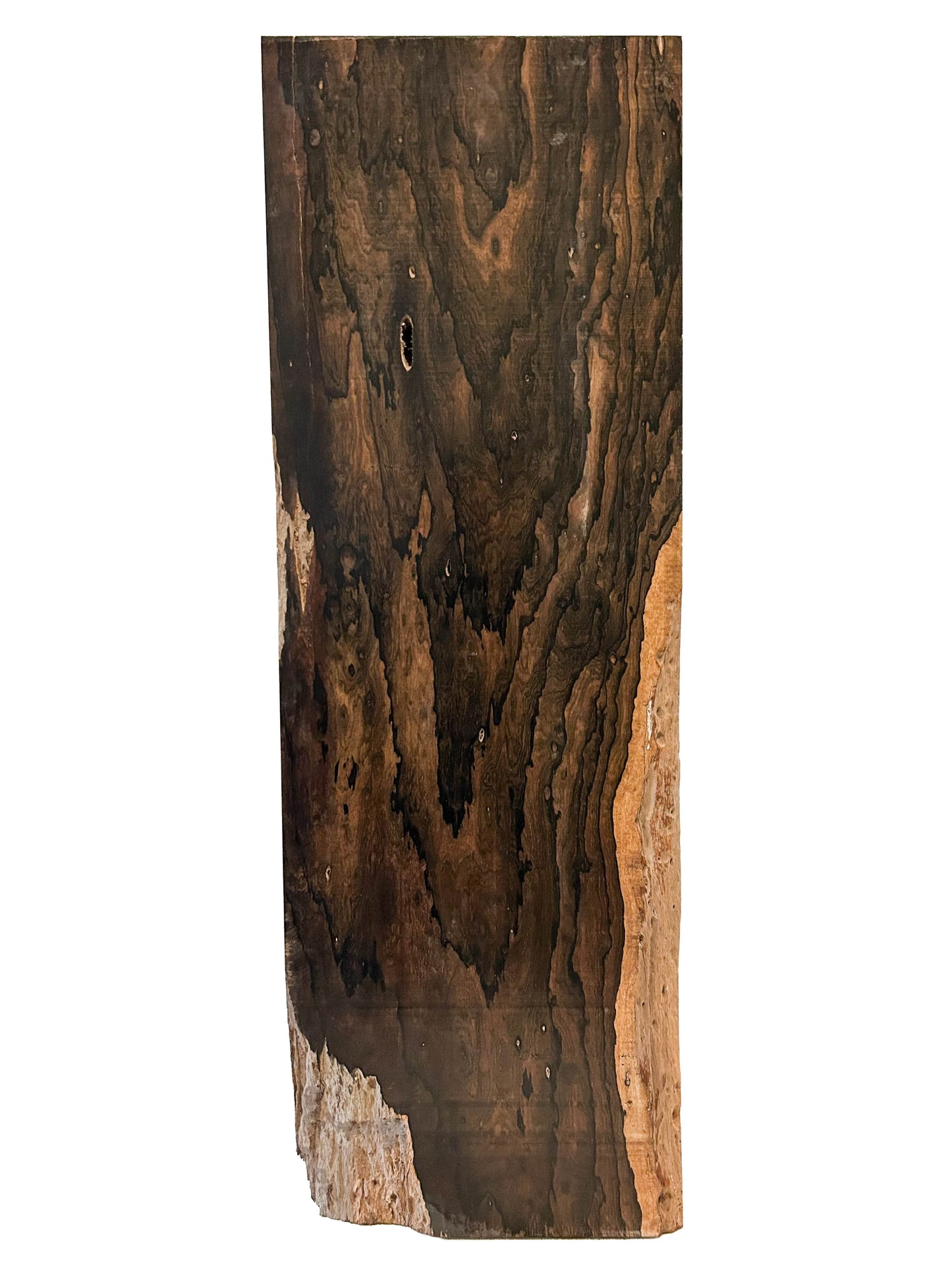 Ziricote Highly Figured Lumber board - 34" x 11.5" x 1-1/8" [WE291]